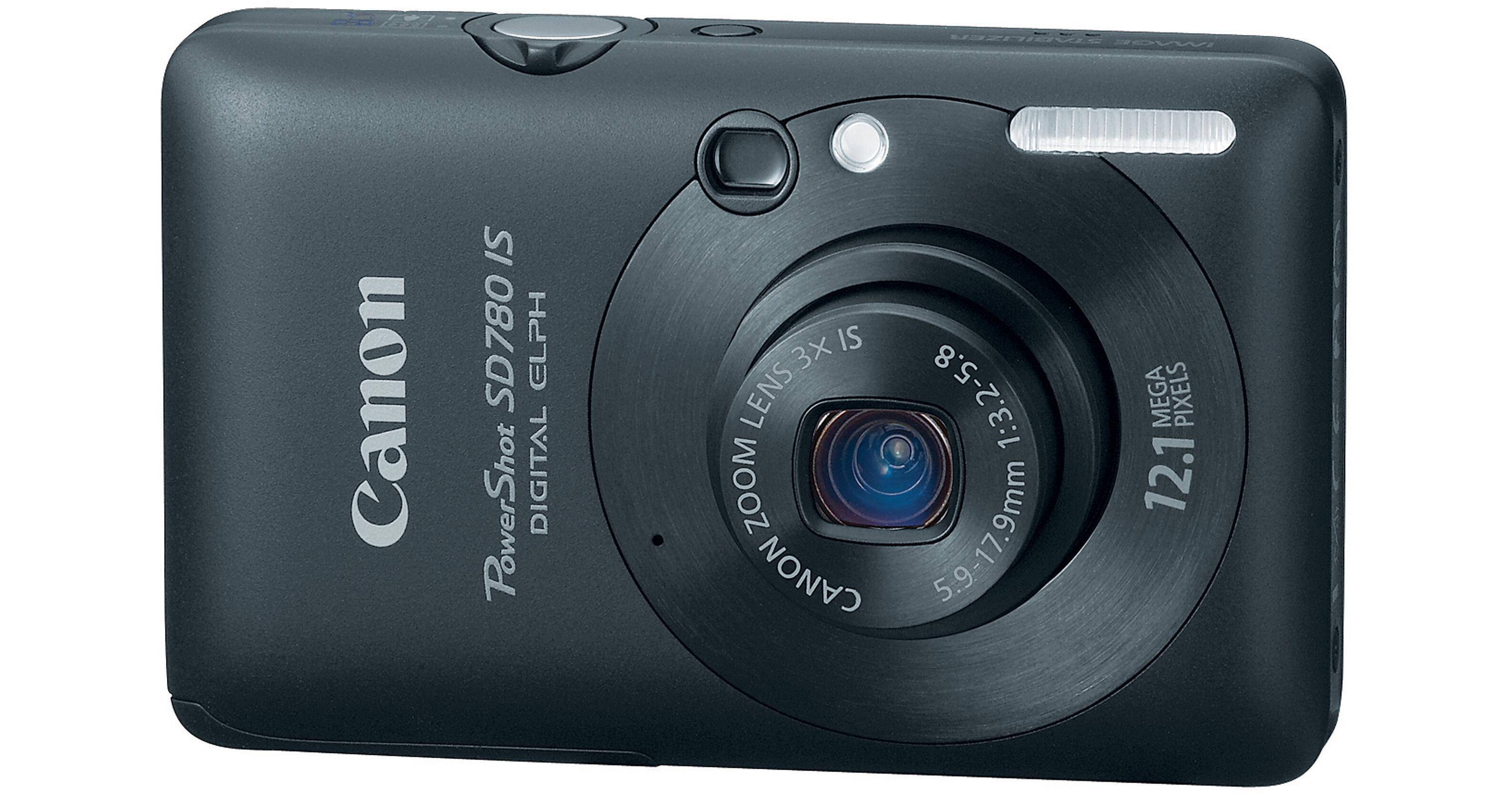Used Canon PowerShot SD780 IS Digital Camera (Black) 3590B001