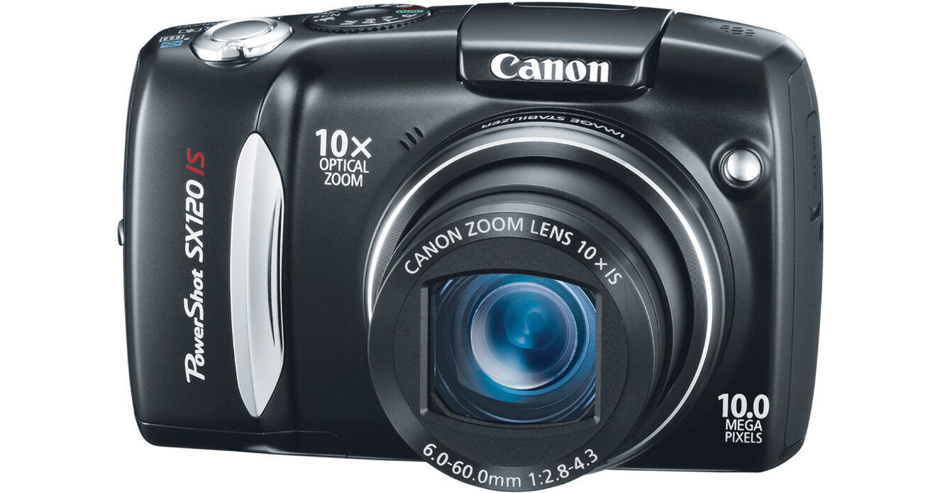 Used Canon PowerShot SX120 IS Digital Camera 3634B001 B&H Photo