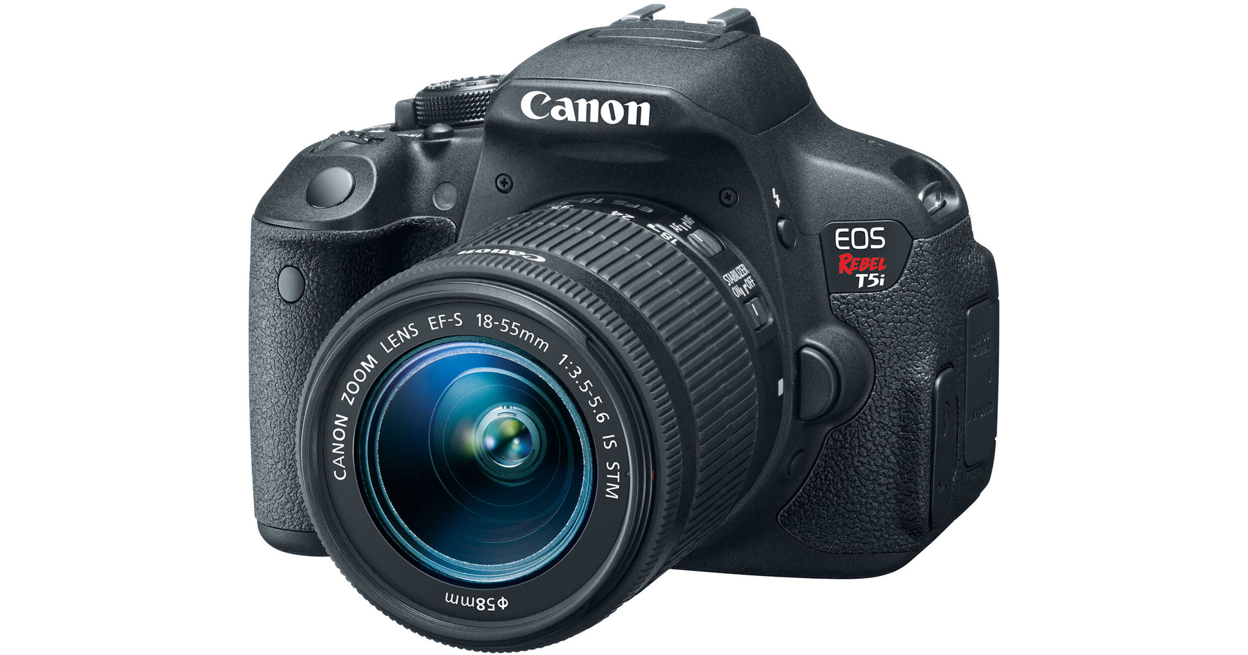 Canon EOS Rebel T5i DSLR Camera with 18-55mm Lens 8595B003 B&H