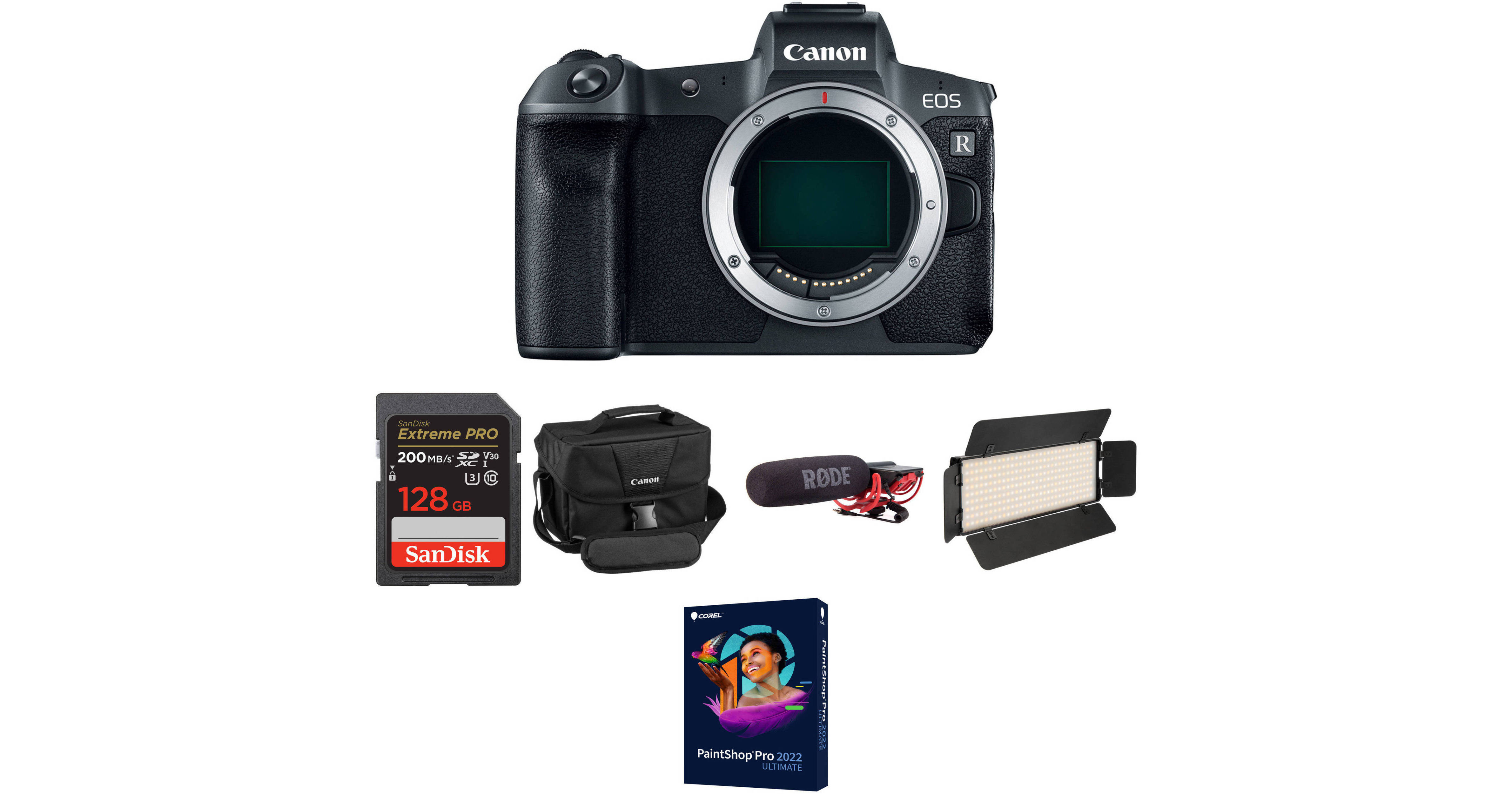 Canon EOS R Mirrorless Camera Deluxe Kit B&H Photo Video