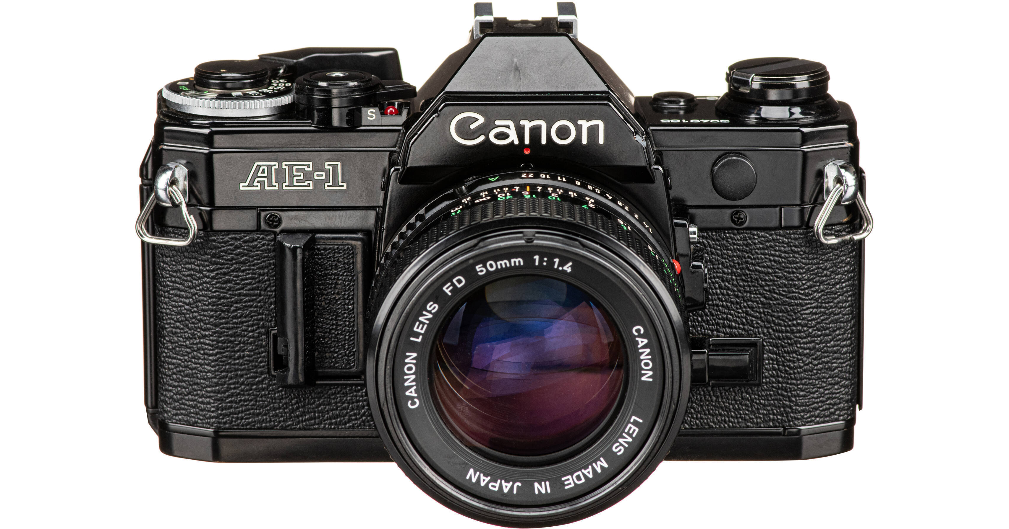 【超美品】Canon AE-1 50mm F1.4 S.S.C #2861341 Canon AE-1 35mm SLR Camera with 50mm CN_AE1-BLACK-50-1.4-KIT-VG