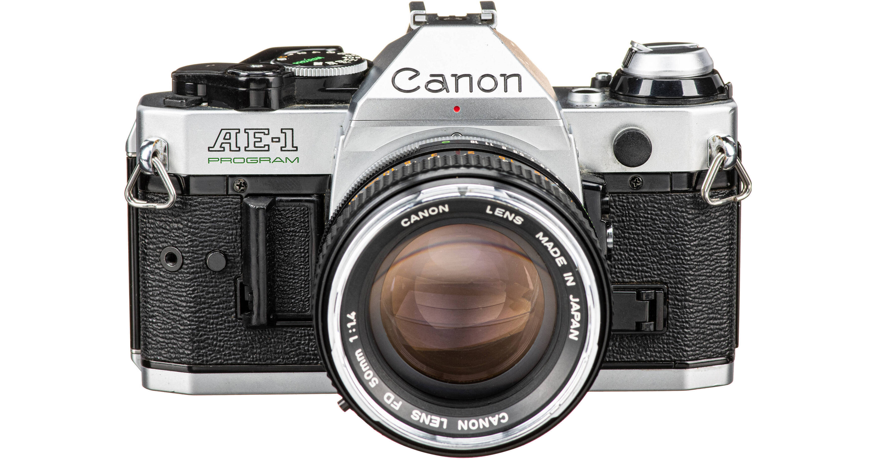 Canon AE-1 Program 35mm SLR Camera CN_AE1-P-50-1.4-KIT-VG B&H