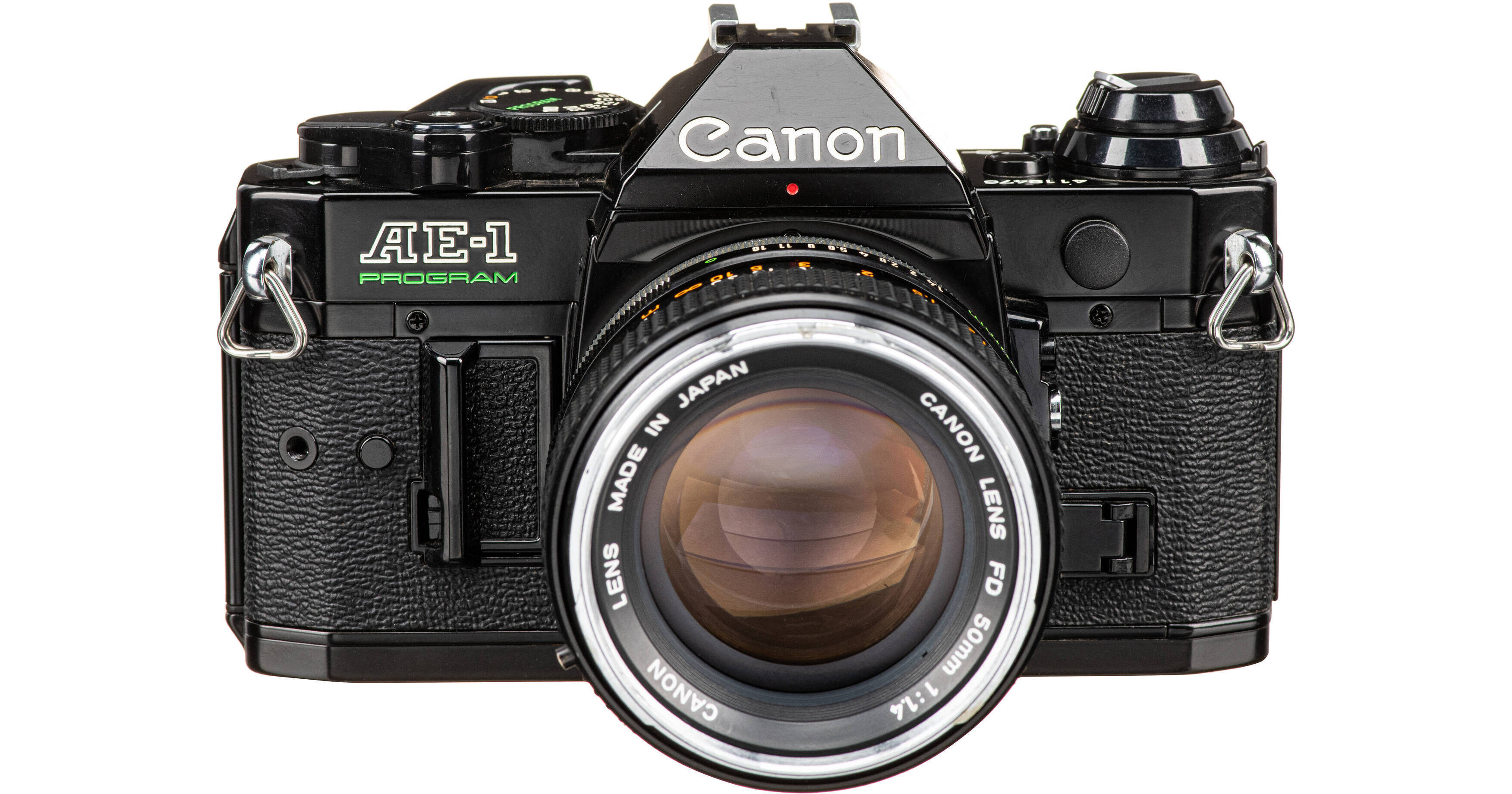 【良品】Canon AE-1 PROGRAM＆New FD 50mm f1.4 Canon AE-1 Program 35mm SLR Camera CN_AE1-P-B-50-1.4-KIT-VG B&H