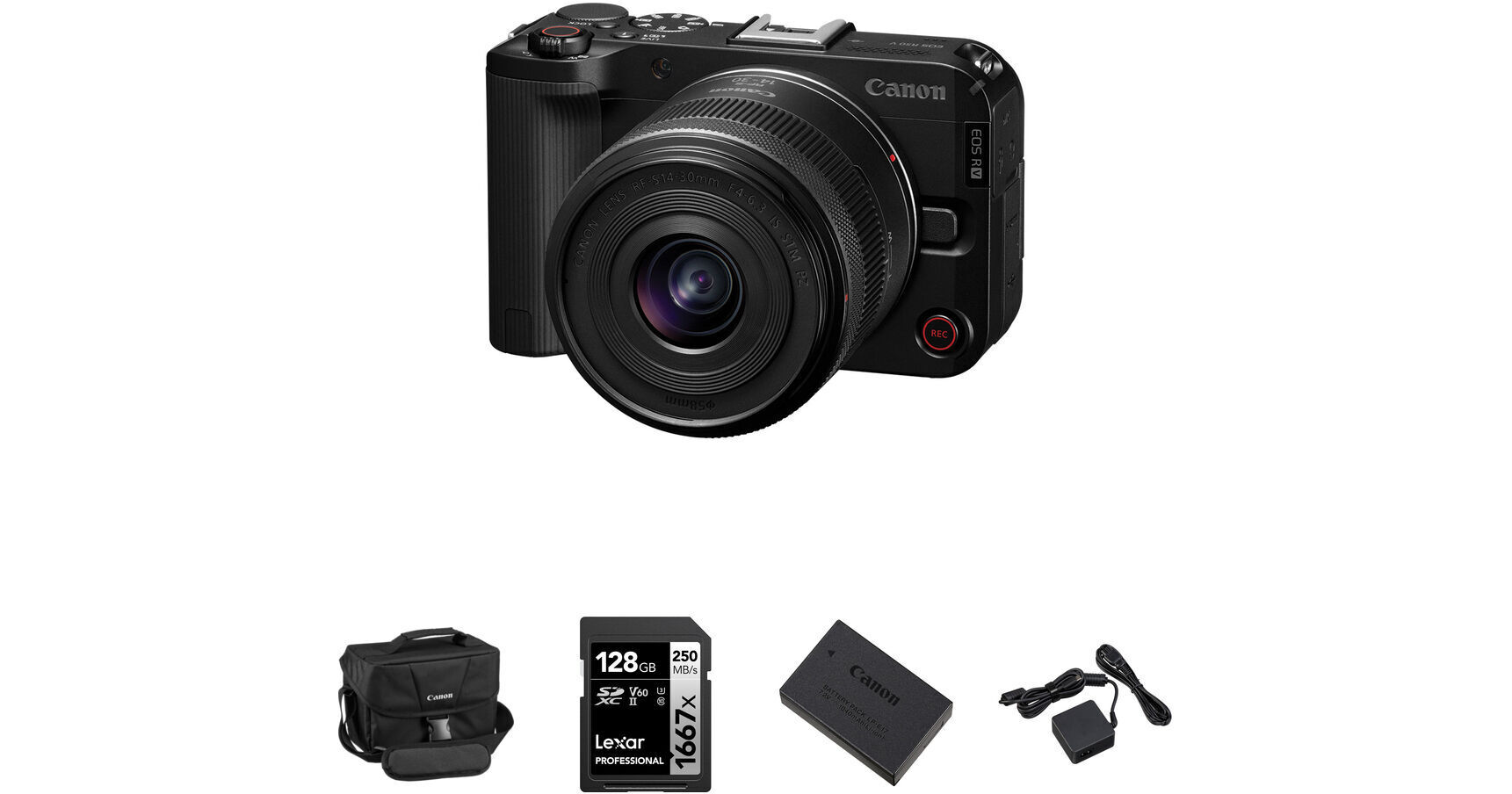 Canon EOS R50 V Mirrorless Camera with 14-30mm f/4-6.3 Lens and