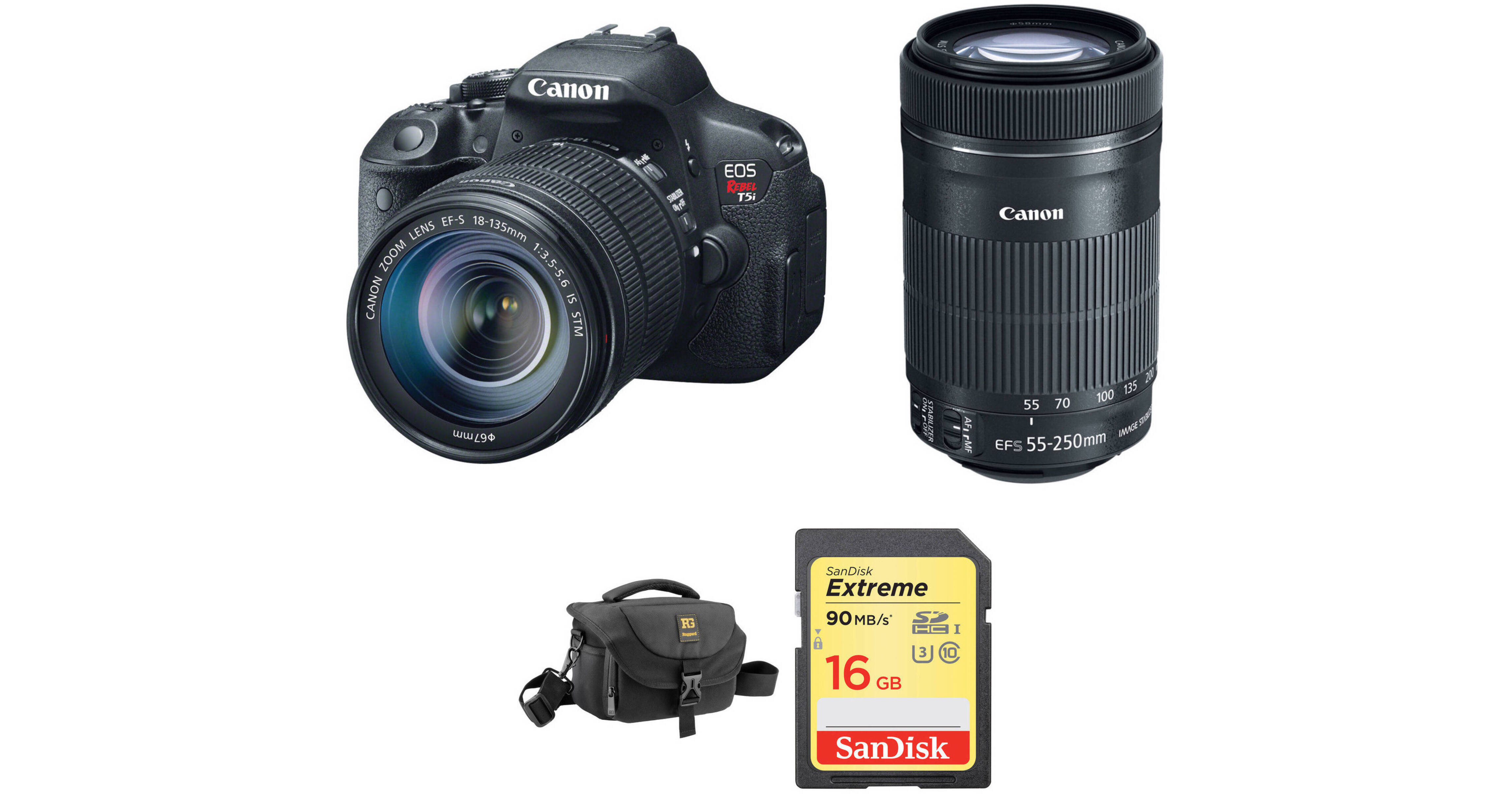 thumbnail image 2 of Vivitar 50-Inch Tripod With Remote Control – For Canon Rebel T1i To T5i, Aluminum, Pan/Tilt Head 2 of 3