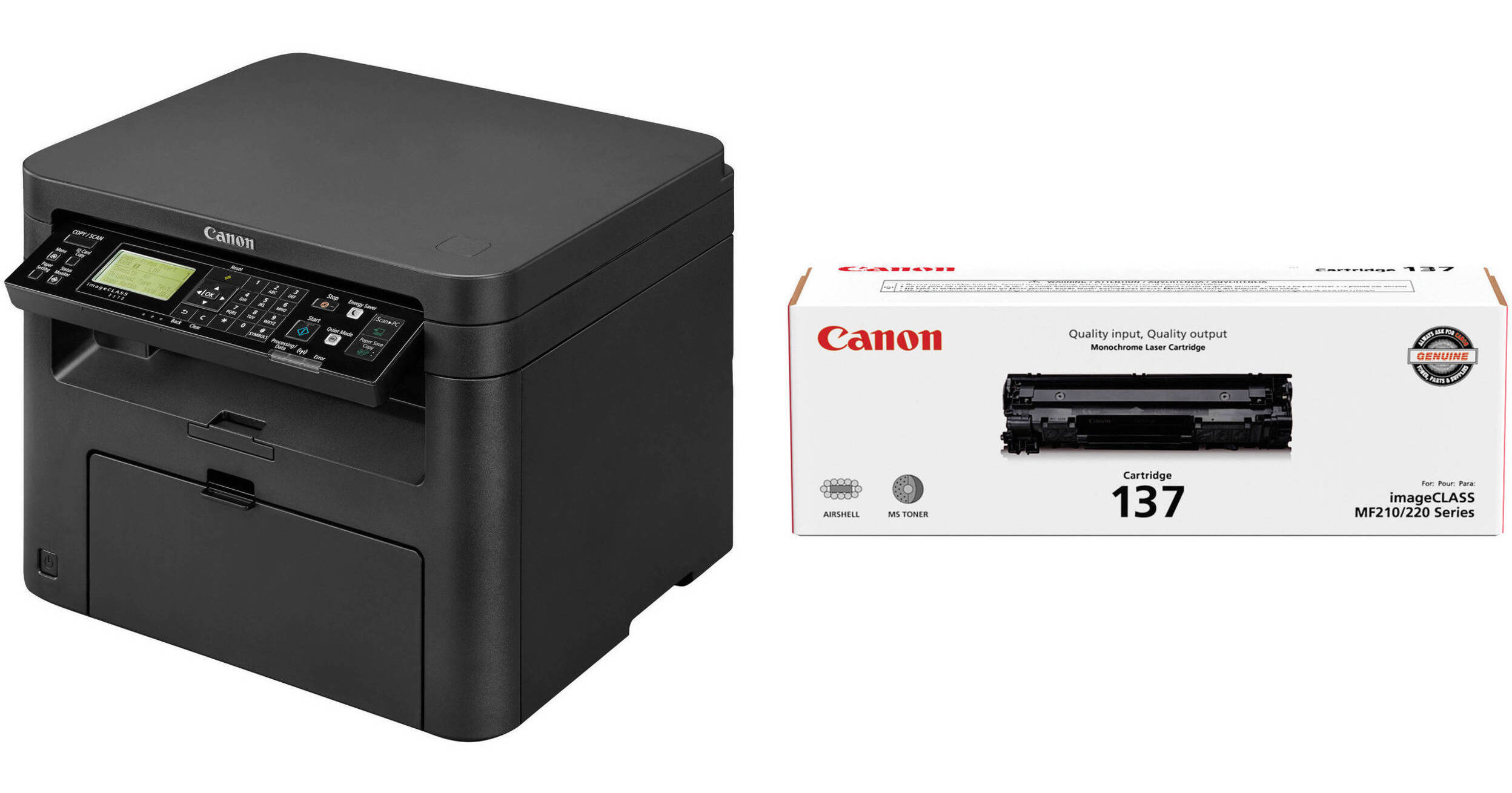 Canon imageCLASS D570 Monochrome Laser Printer with 137 Black