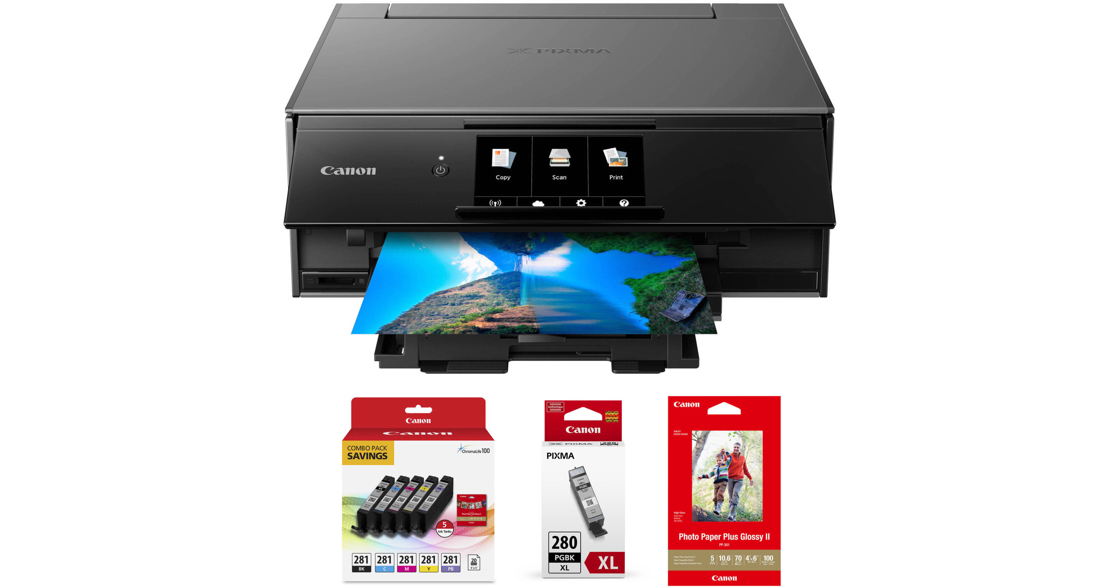 Canon PIXMA TS9120 Wireless All-in-One Inkjet Printer with Extra