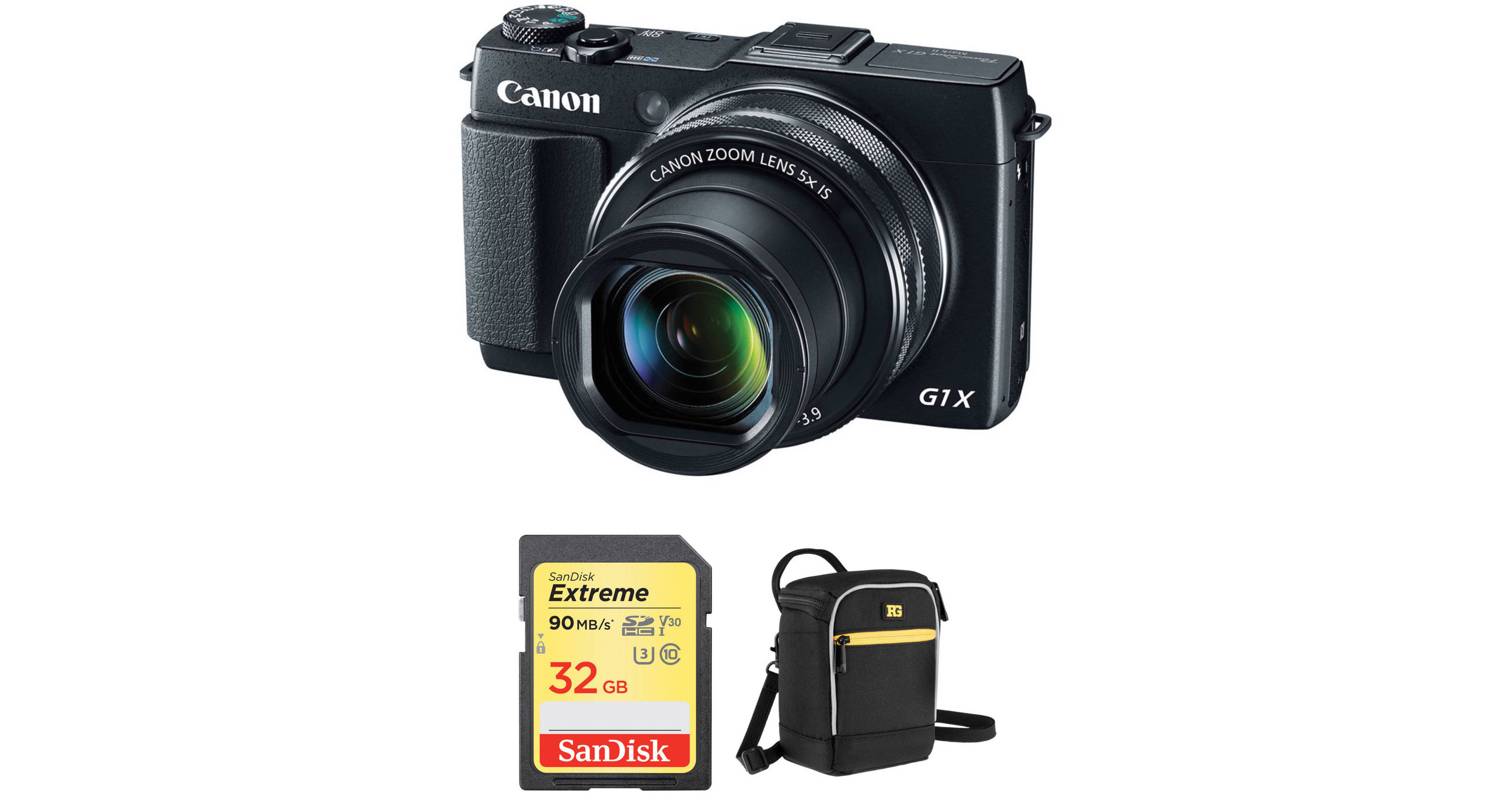 Canon PowerShot G1 X Mark II Digital Camera with Free Accessory
