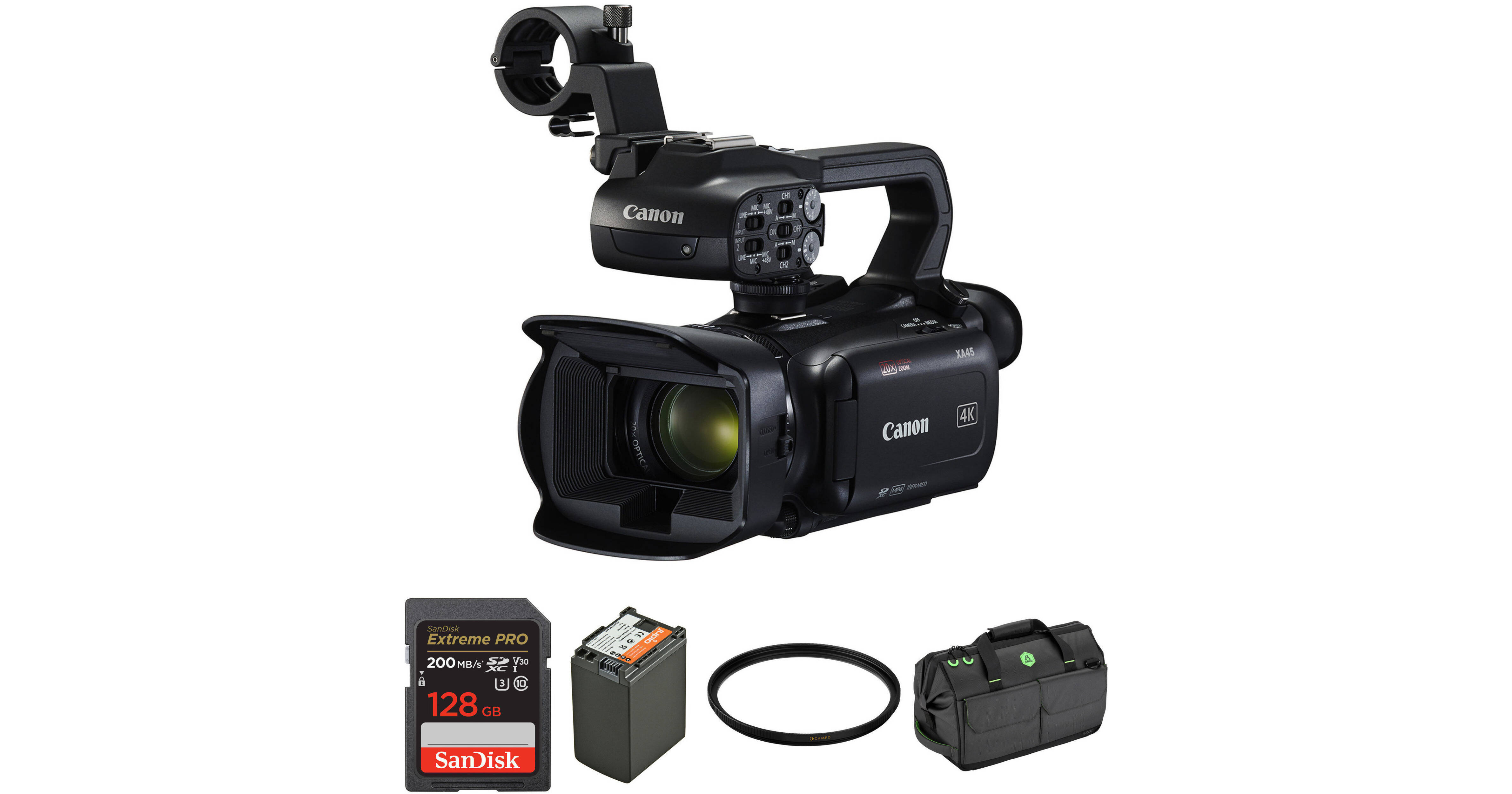 Canon XA45 Camcorder Master Starter Kit B&H Photo Video
