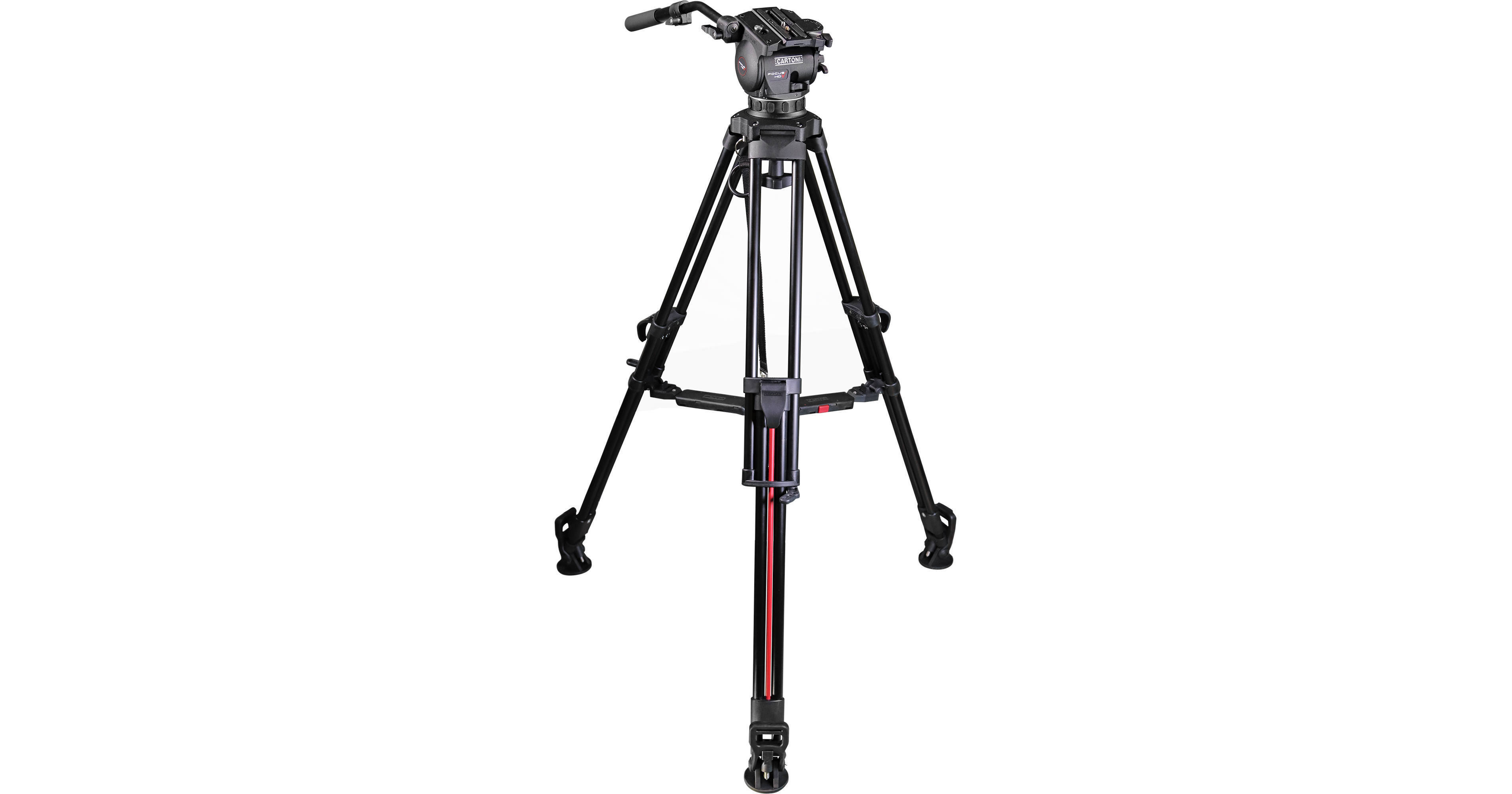Tête Fluide CARTONI FOCUS HD 100mm - Charge 26 Lbs - Pro Entretenue