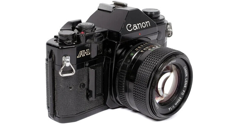 CatLABS Canon A-1 Camera with 50mm f/1.4 FD Lens CLA1B14 B&H