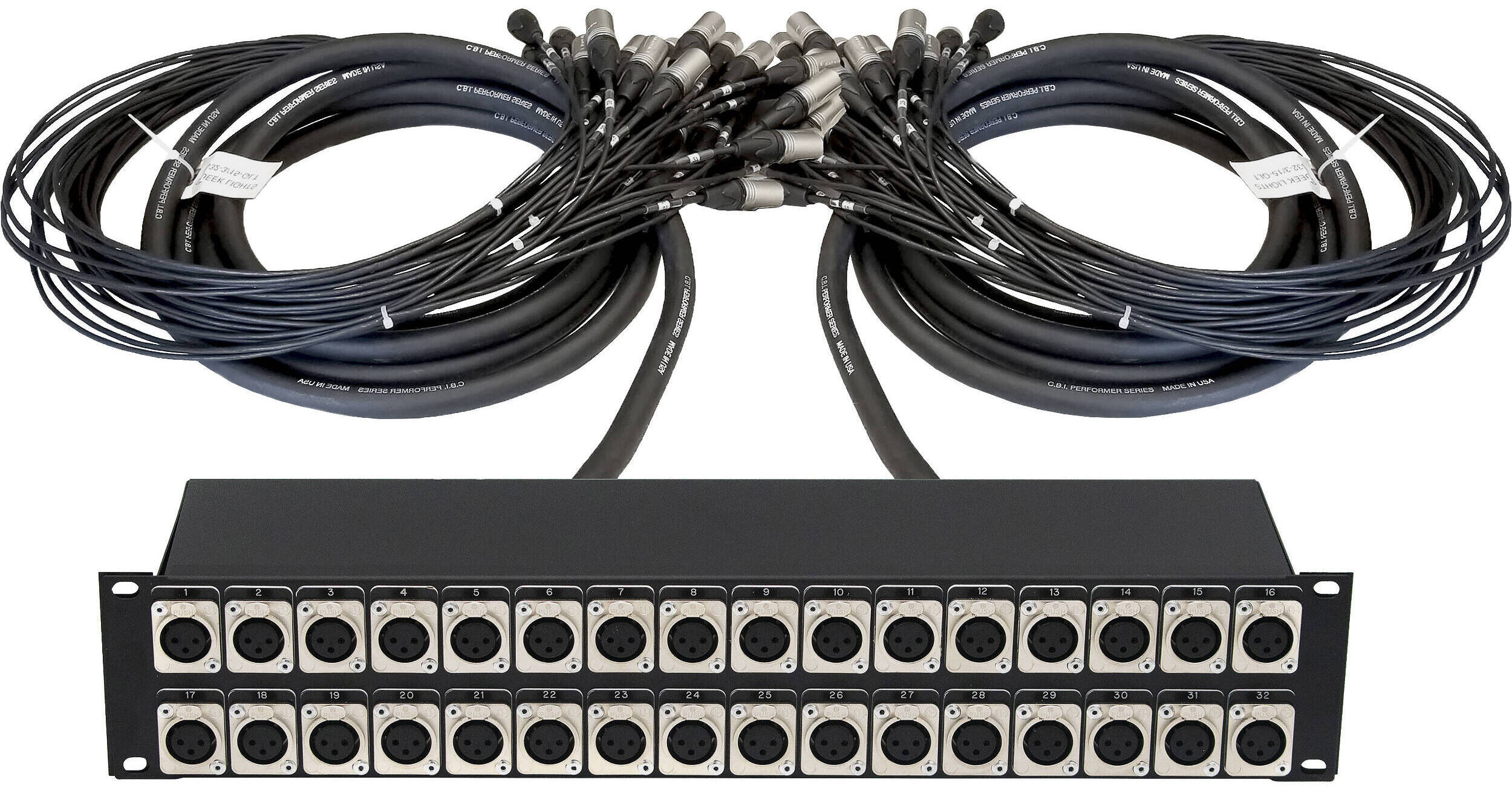 CBI Cables ES32-15/15 Rack-Mounted Ear Splitter ES32-15/15 B&H
