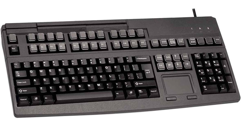 CHERRY G80-8113 MSR PS/2 Keyboard with Touchpad G80-8113LRAUS-2