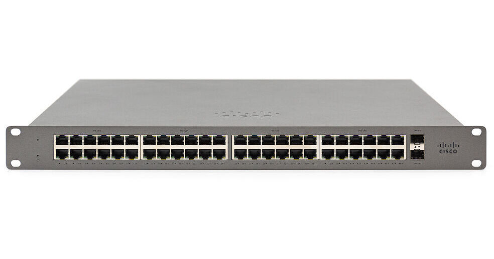 Cisco Meraki Go GS110-48P 48-Port Gigabit PoE GS110-48P-HW-US