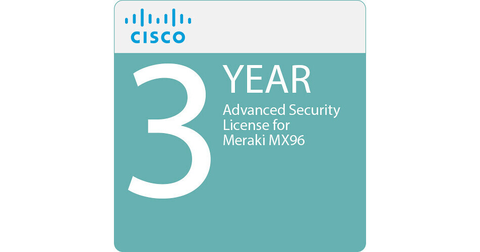 Cisco 3-Year Advanced Security License for Meraki