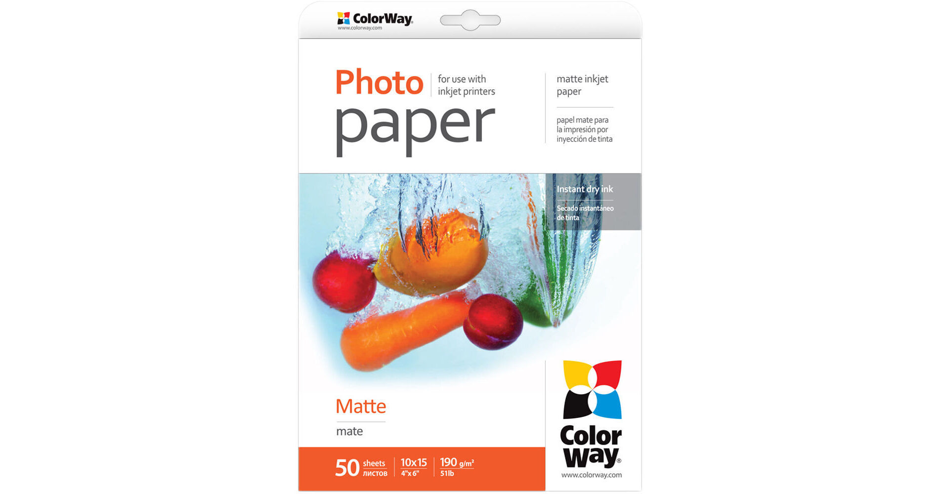 ColorWay Fotopapier: Mat 190 g/m?, A4, 20 bl