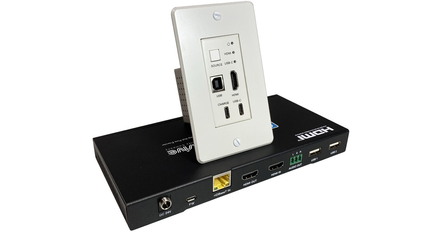 Comprehensive Pro AV/IT HDBaseT 4K60 Single-Gang CHE-HDBTWP125MC