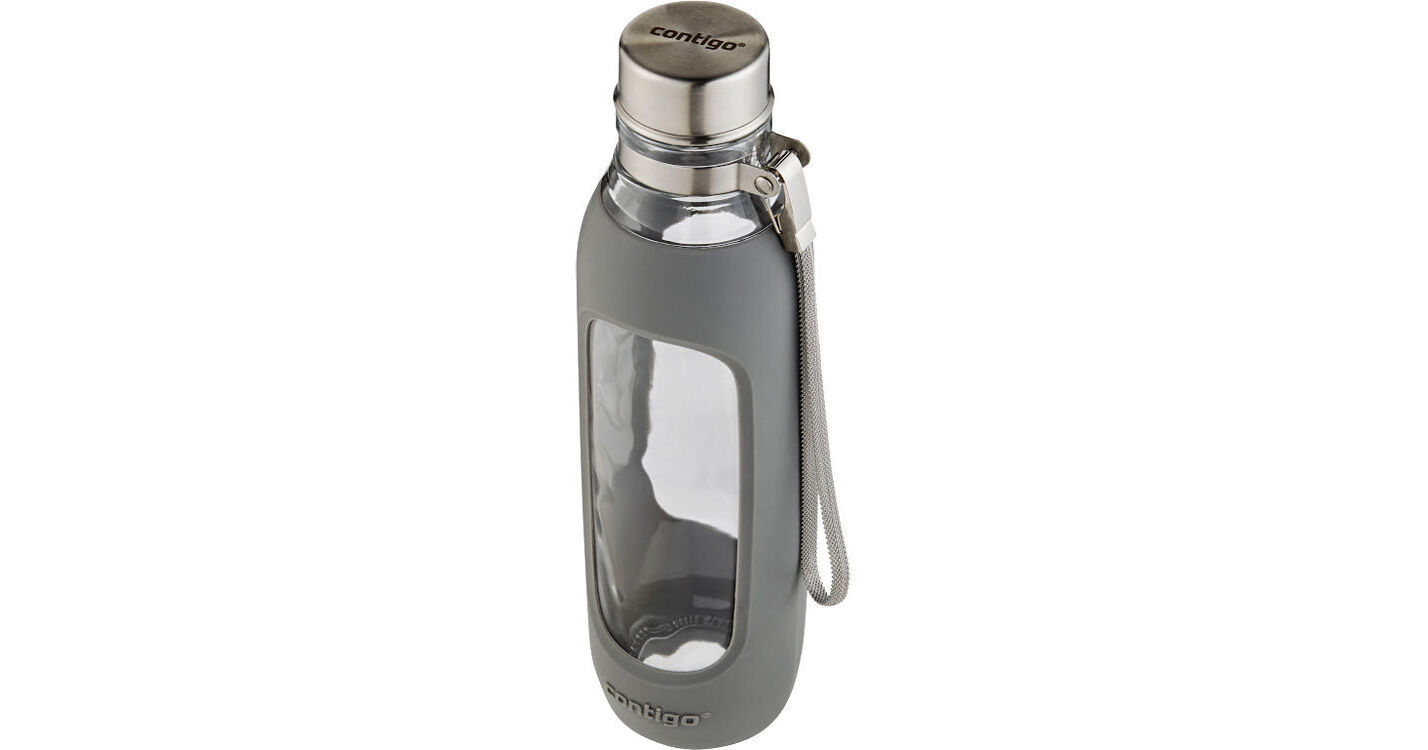 Contigo Purity Glass Water Bottle (20 fl oz, Smoke) 70506 B&H