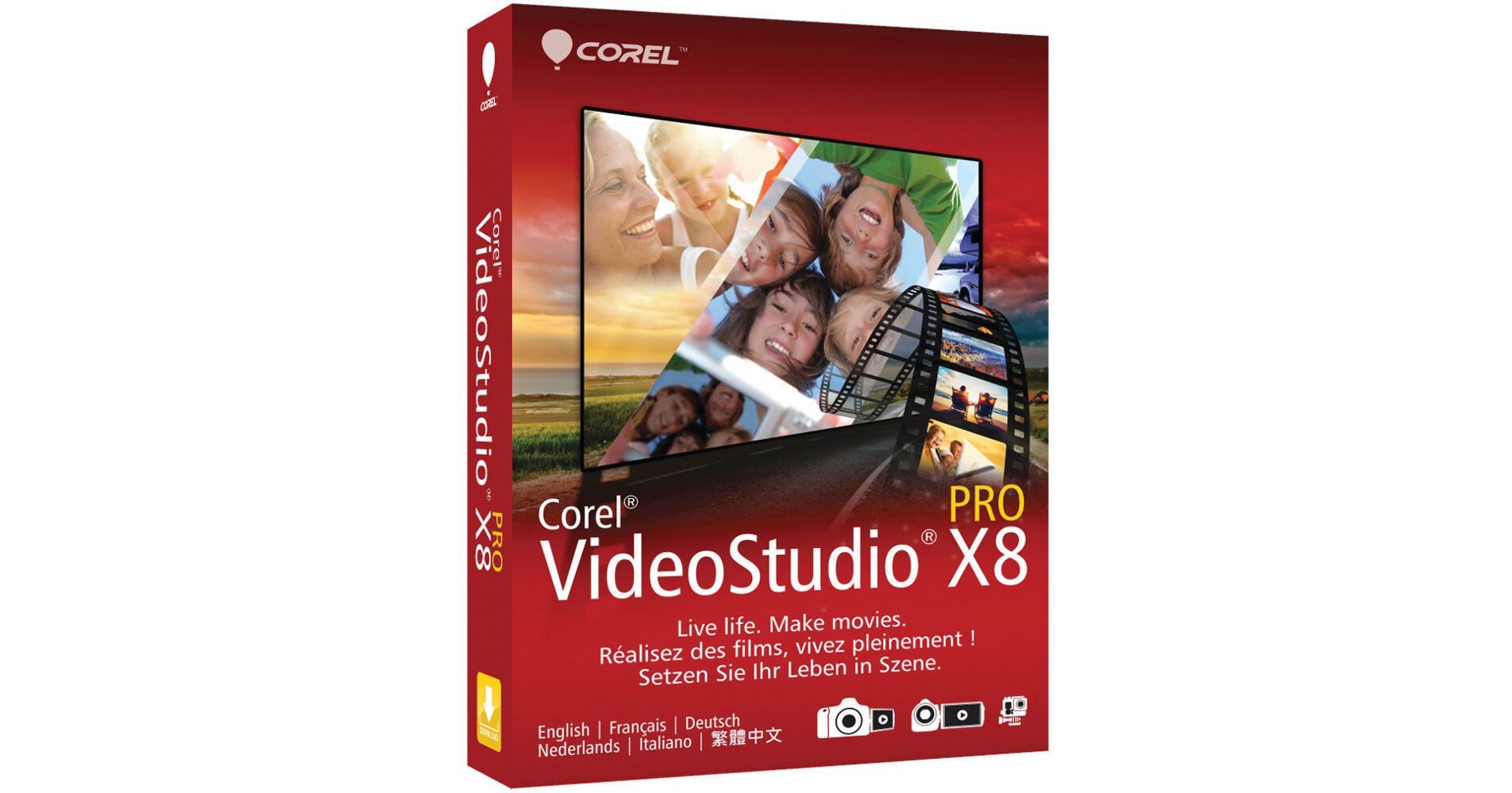 Corel VideoStudio Pro X8 (Download) ESDVSPRX8ML B&H Photo Video