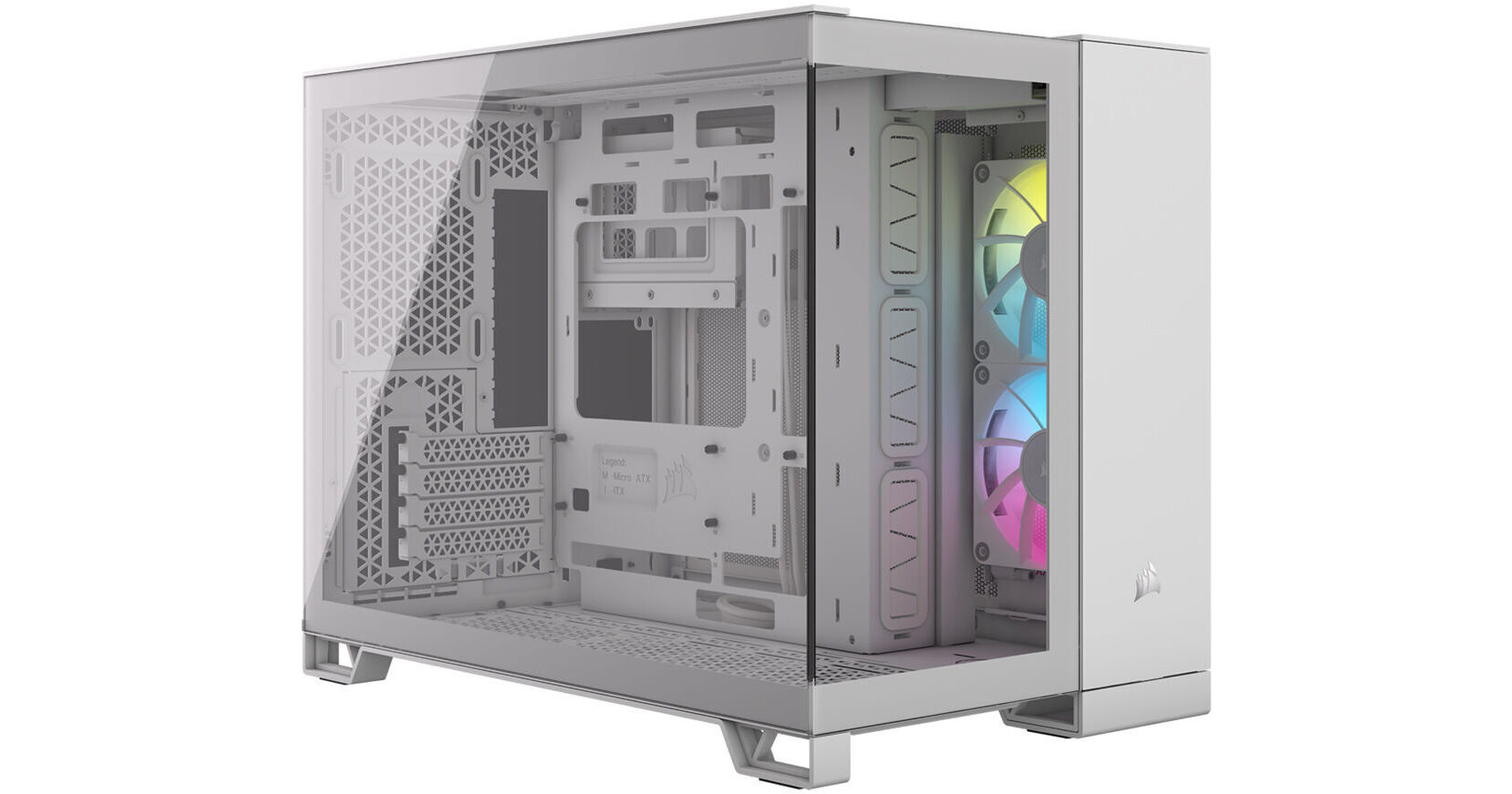 iCUE Corsair RGB　新品未開封 2500X LINK iCUE LINK 価格比較 [ブラック] CC-9011267-WW RGB 2500X PCケース(自作PC用)