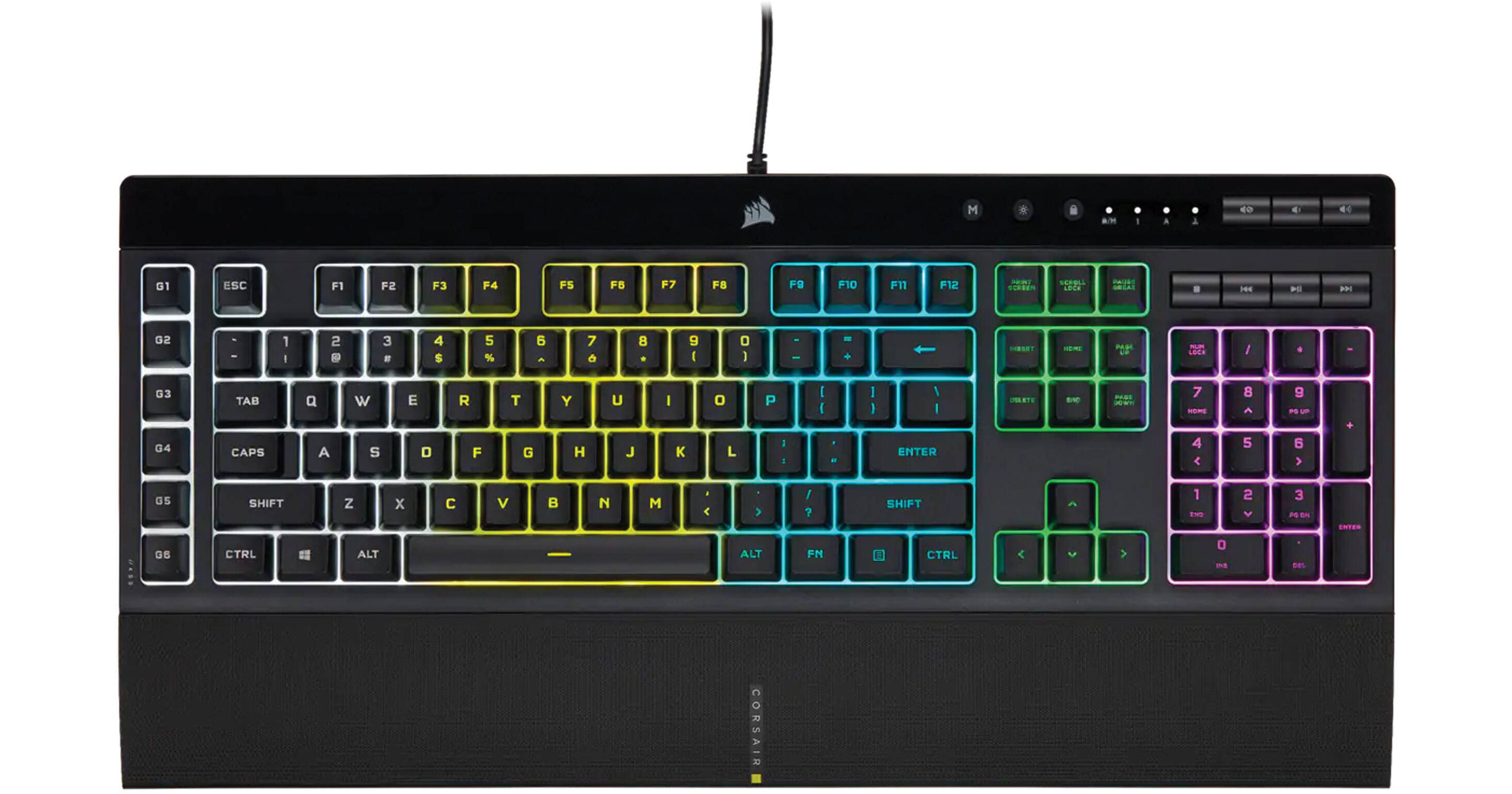 CORSAIR K55 RGB PRO Gaming Keyboard CH-9226765-NA B&H Photo Video