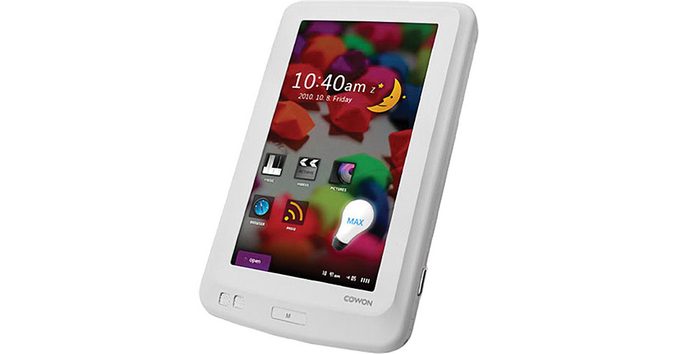 COWON 120GB X7 Super MP3 Player (White) X7-120WH B&H Photo Video