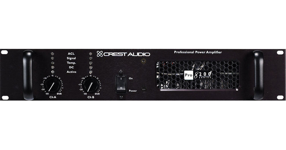 Crest Audio Pro200 Series Pro 8200 Professional Power 01000590