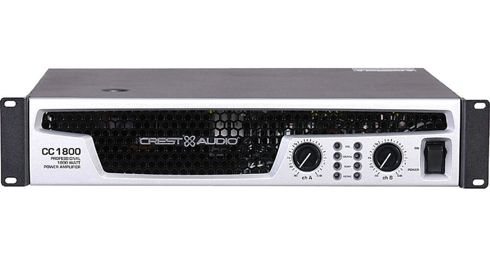 Crest Audio CC 1800 Power Amplifier (2RU) 01000800 B&H Photo