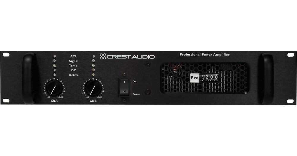 Crest Audio Pro200 Series Pro9200 Professional Power 1000560 B&H