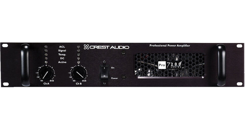 Crest Audio Pro200 Series Pro7200 Professional Power 1000580 B&H