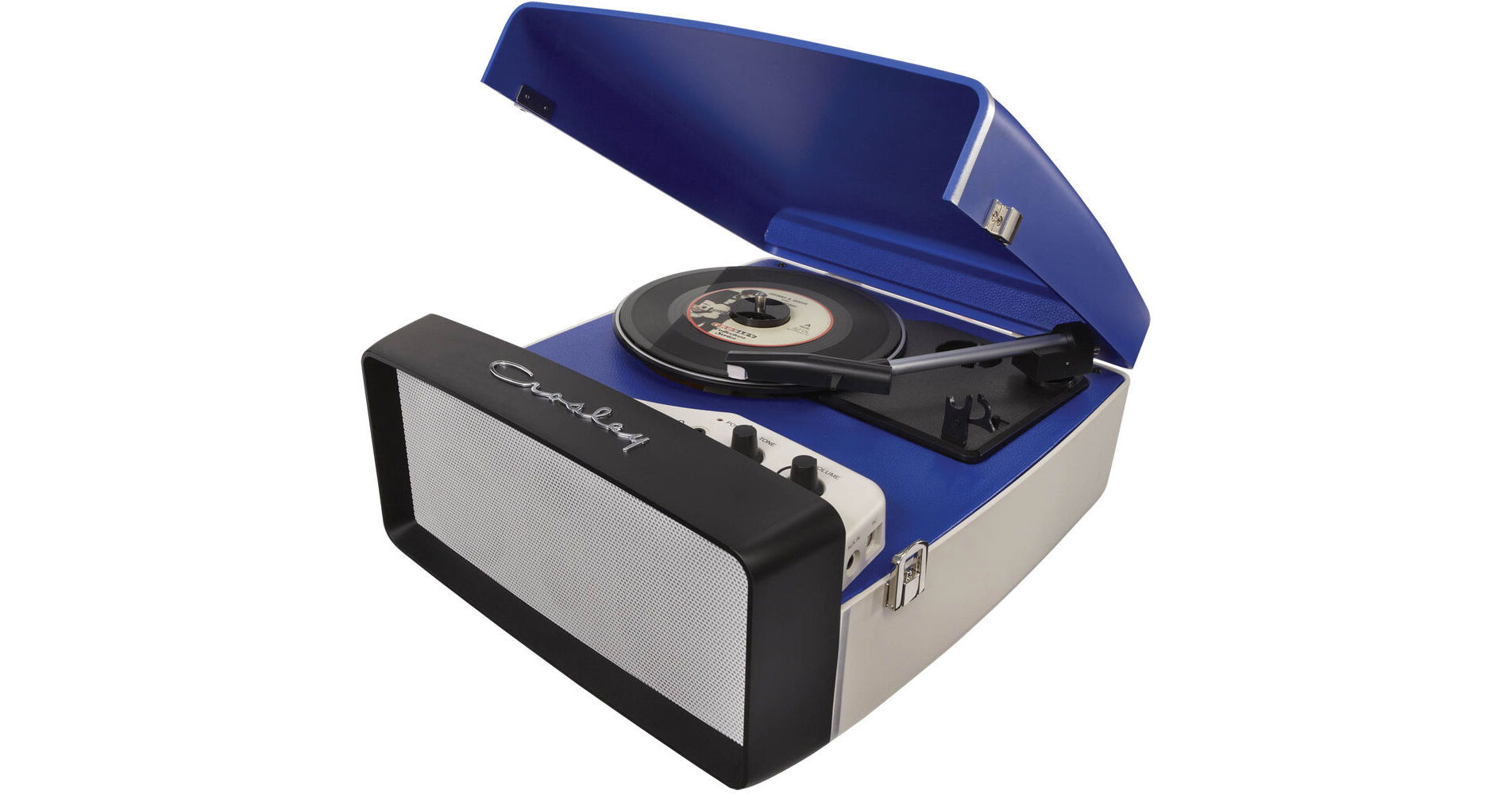 Crosley Radio Collegiate Portable Turntable with USB CR6010A-BL