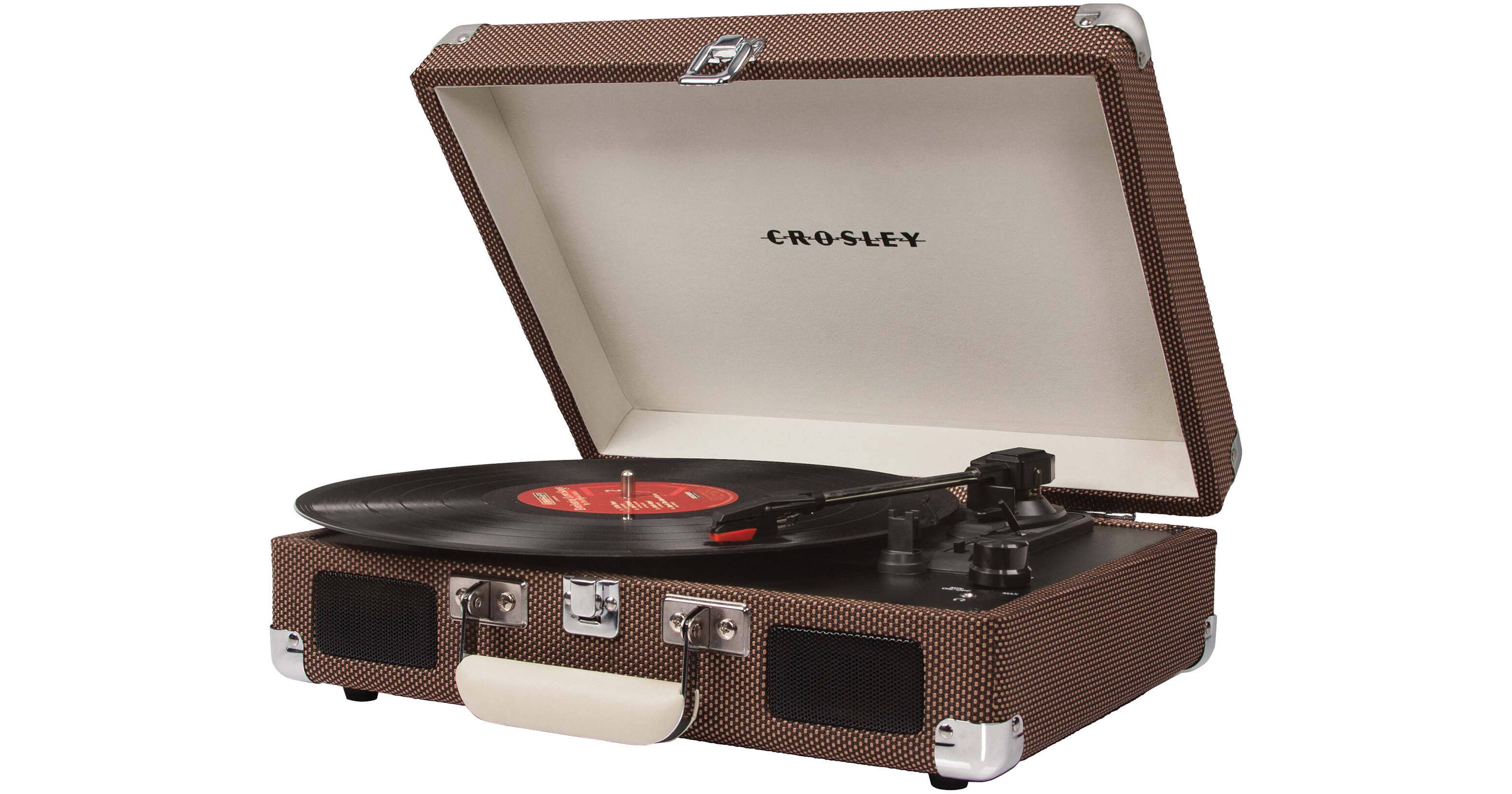Crosley Radio Cruiser Portable Turntable (Tweed) CR8005A-TW B&H
