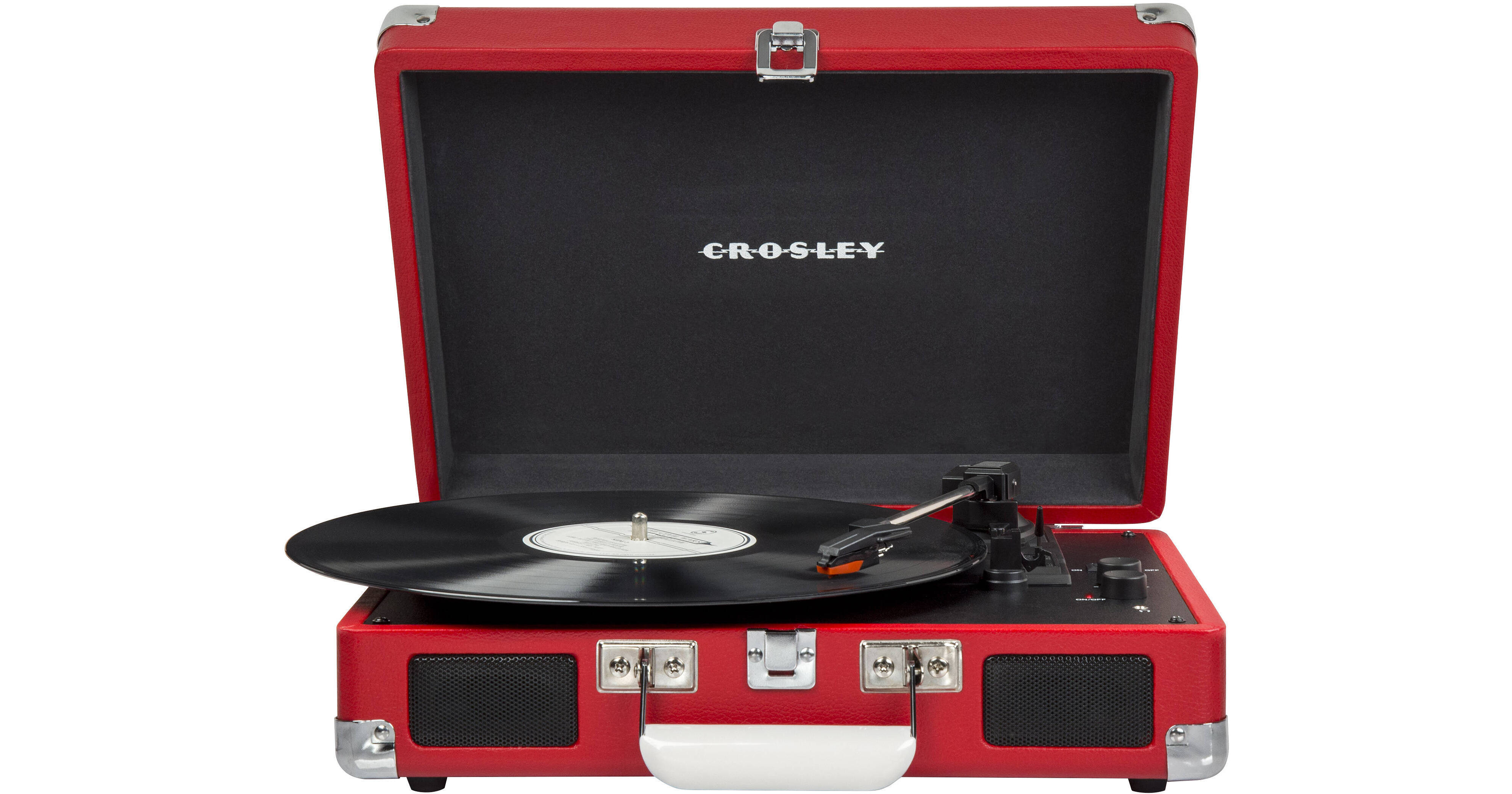 Crosley Radio Cruiser Deluxe Portable Turntable (Red) CR8005D-RE