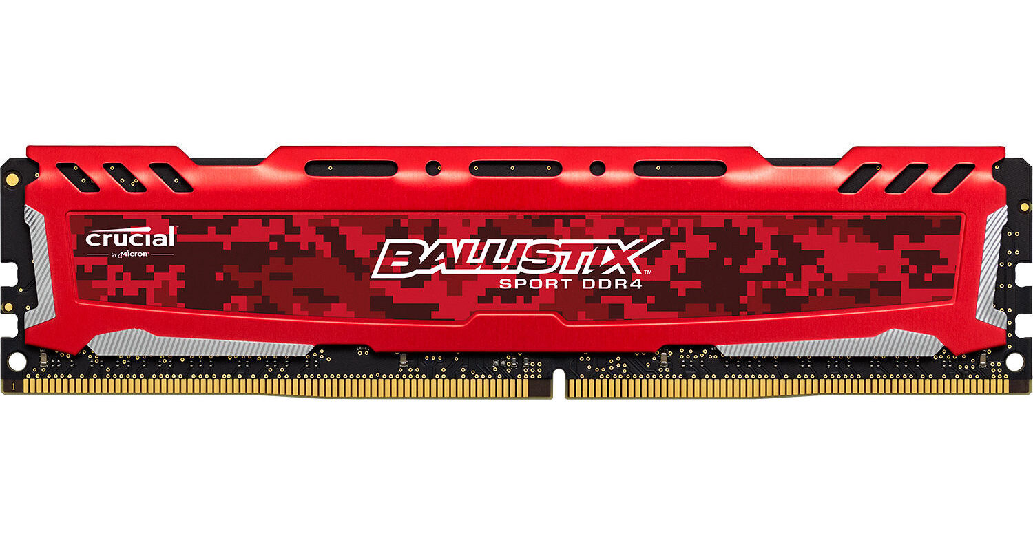 Ballistix 4GB Sport LT Series DDR4 2666 MHz DR BLS4G4D26BFSE B&H