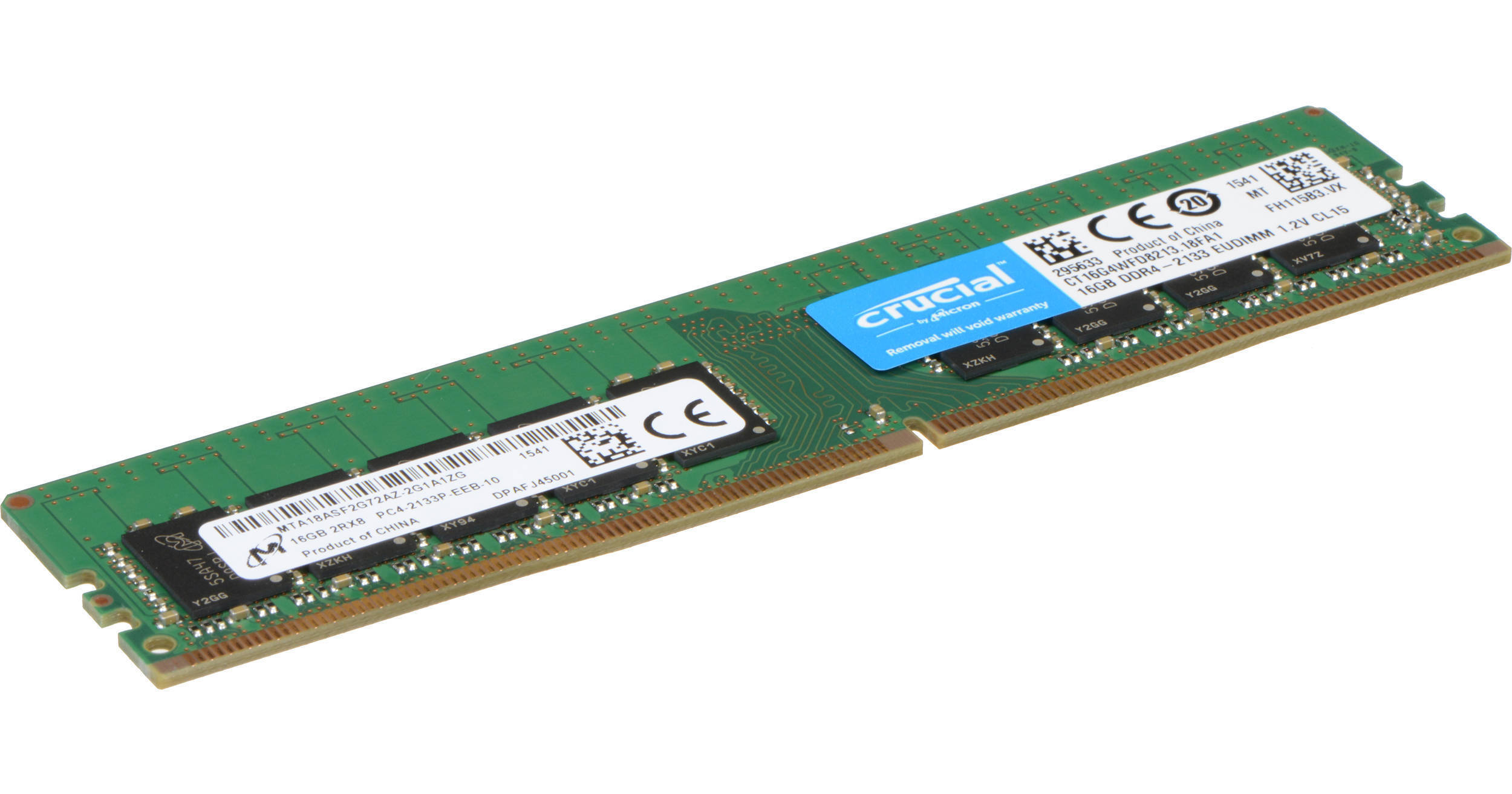 Crucial 16GB DDR4 2133 MHz UDIMM Memory Module CT16G4WFD8213 B&H