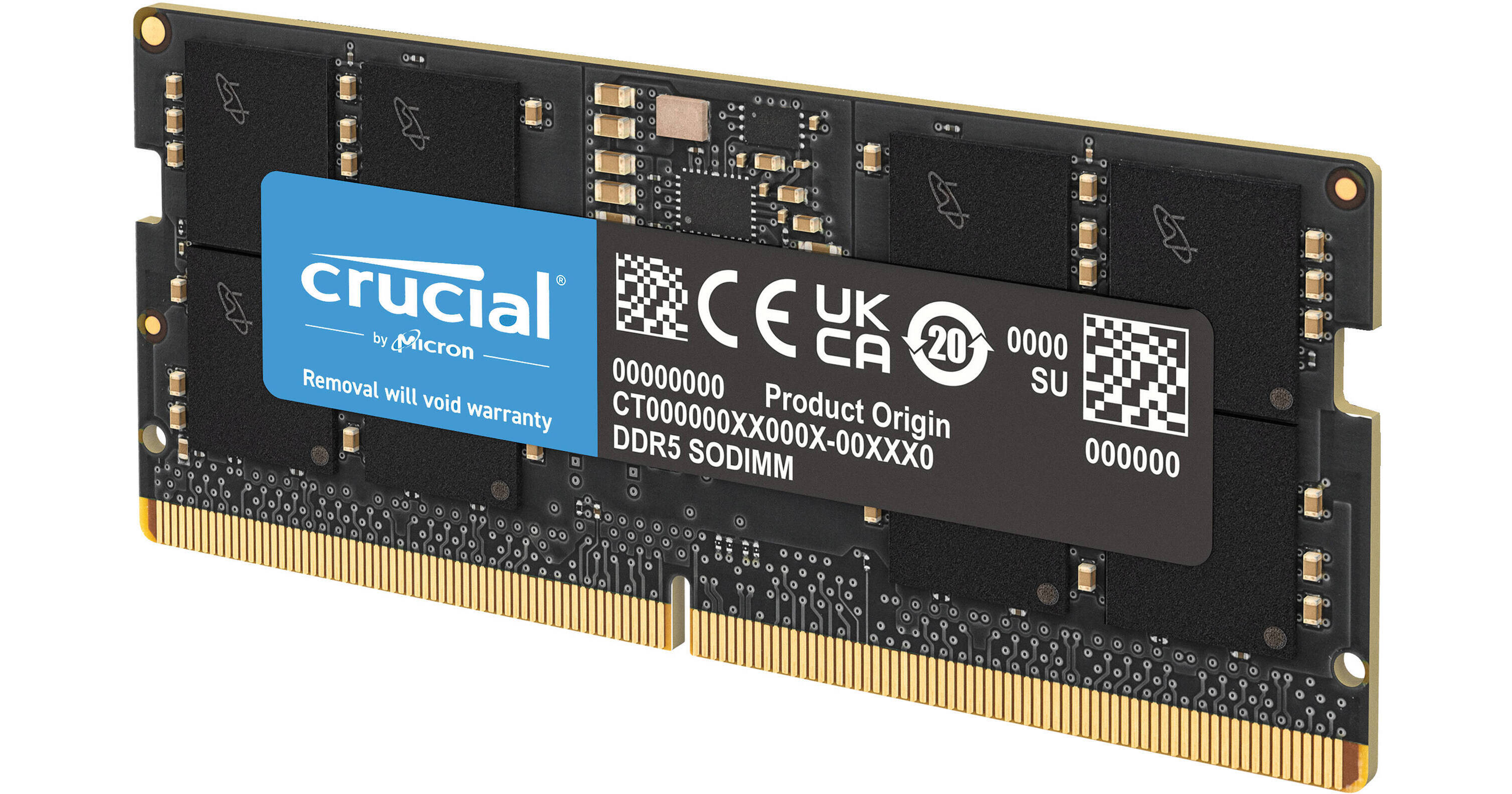 メモリー Crucial 16GB DDR5 5200MHz SO-DIMM Crucial 16GB Laptop DDR5 5200 MHz SO-DIMM Memory CT16G52C42S5
