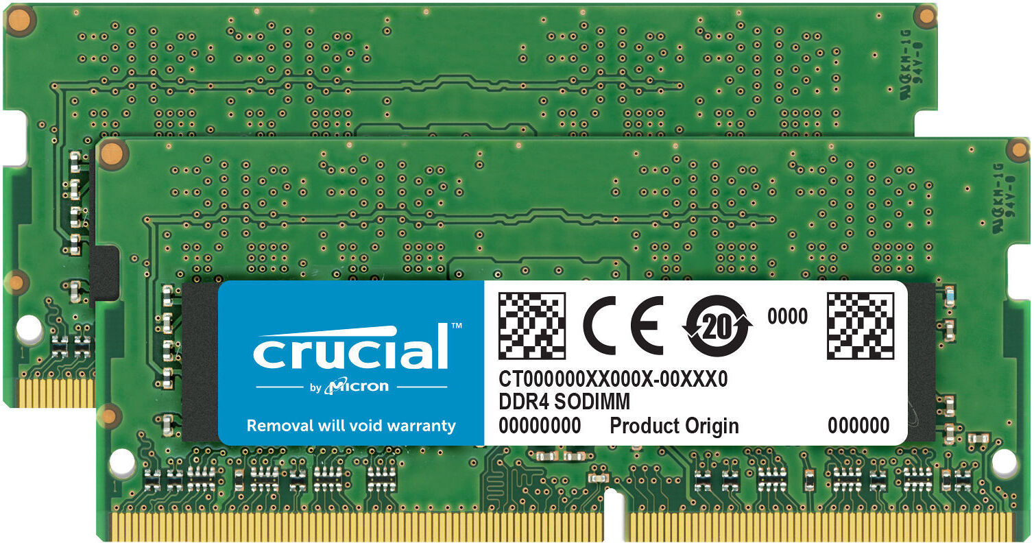 Crucial 32GB DDR4 2133 MHz SO-DIMM Memory Kit CT2K16G4SFD8213