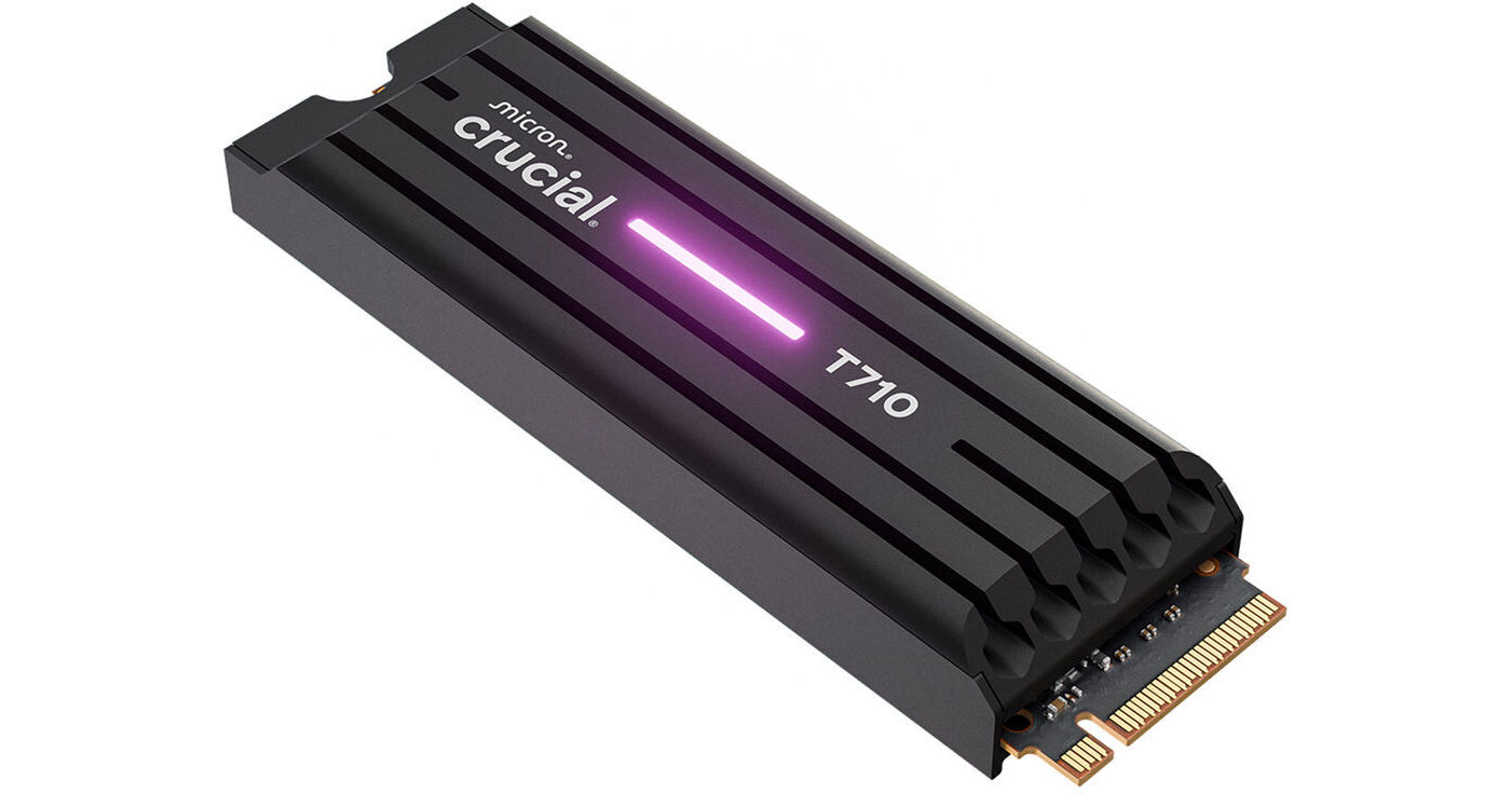 Crucial 4TB T710 NVMe PCIe 5.0 M.2 Internal SSD CT4000T710SSD5 Crucial 4TB T710 NVMe PCIe 5.0 M.2 Internal SSD CT4000T710SSD5