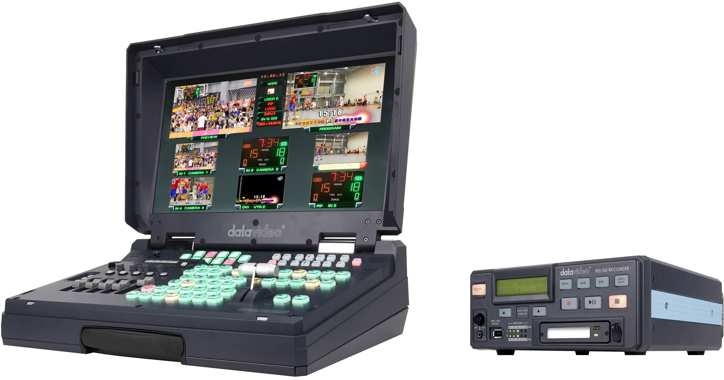 Datavideo HS-2000L HD-SDI Mobile Studio and HS2000L-HDR KIT B&H