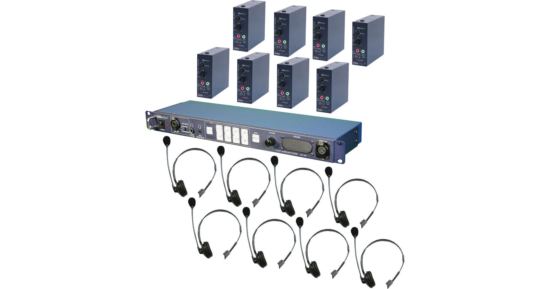 Intercom Professionnel RTS - 1 Alim + 4 Beltpacks - Occasion 100% Fonctionnel