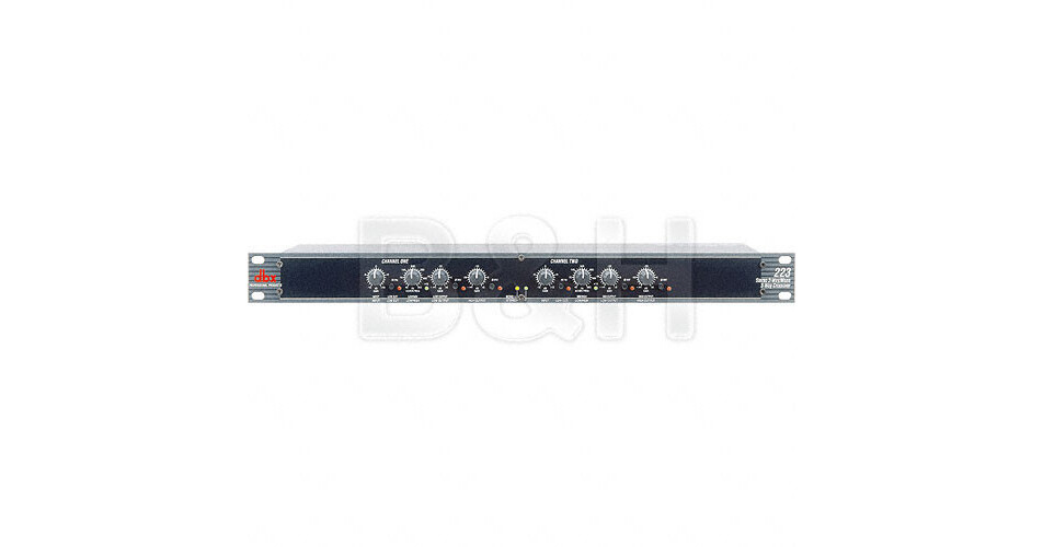 dbx 223 - Stereo 2-Way, Mono 3-Way Crossover 223 B&H Photo Video
