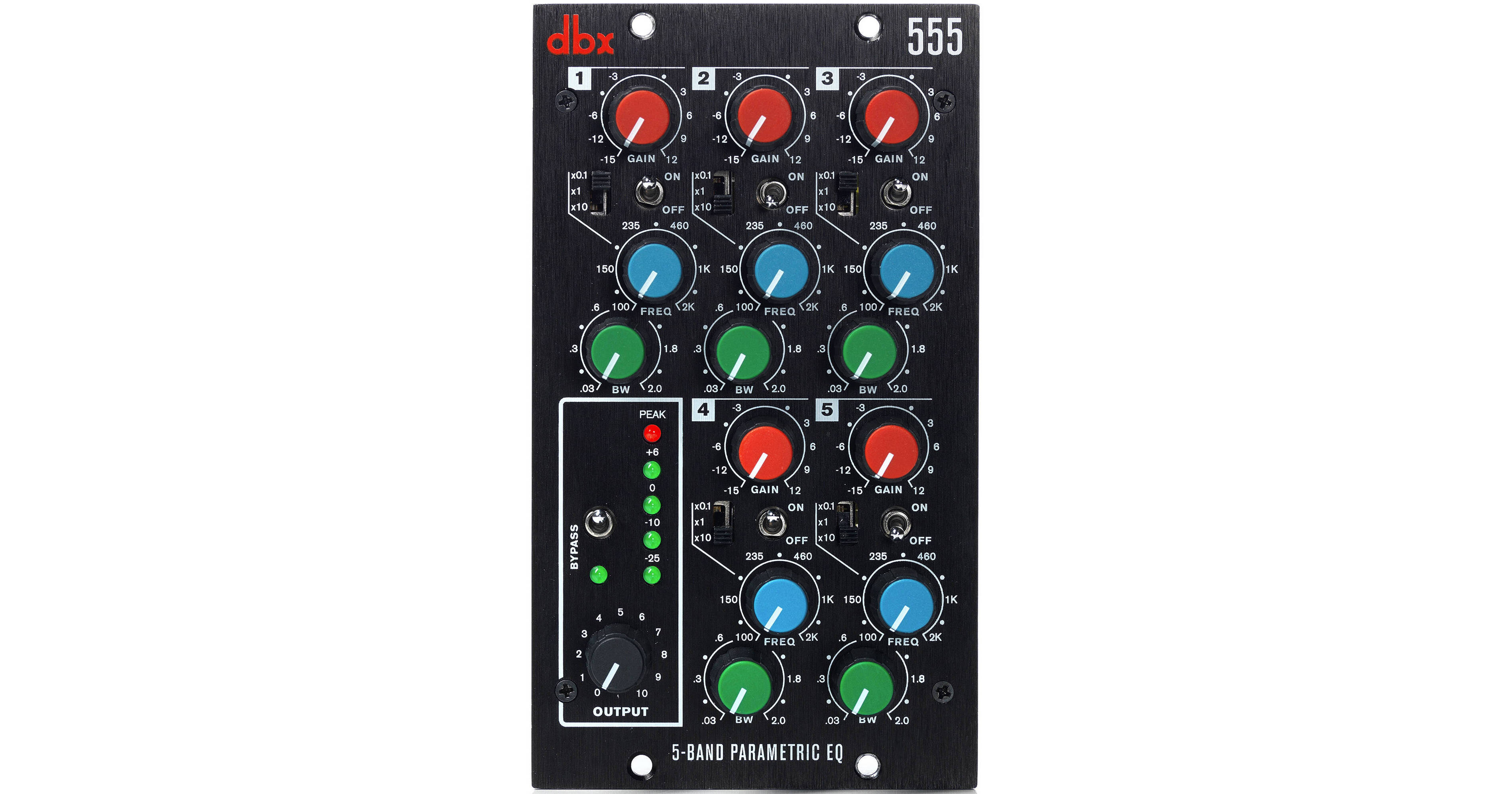 dbx 555 5-Band Parametric Equalizer (500 Series Module) 555 B&H