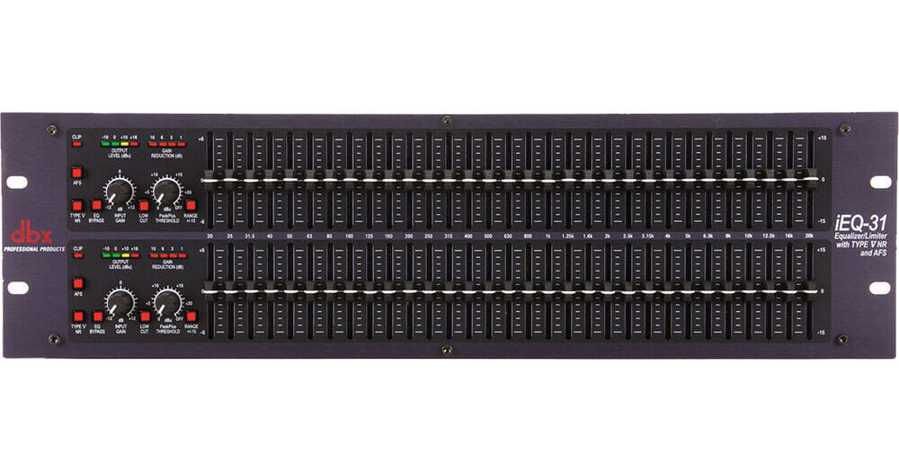 dbx iEQ31 Dual 31-Band Graphic EQ/Limiter with Type V,