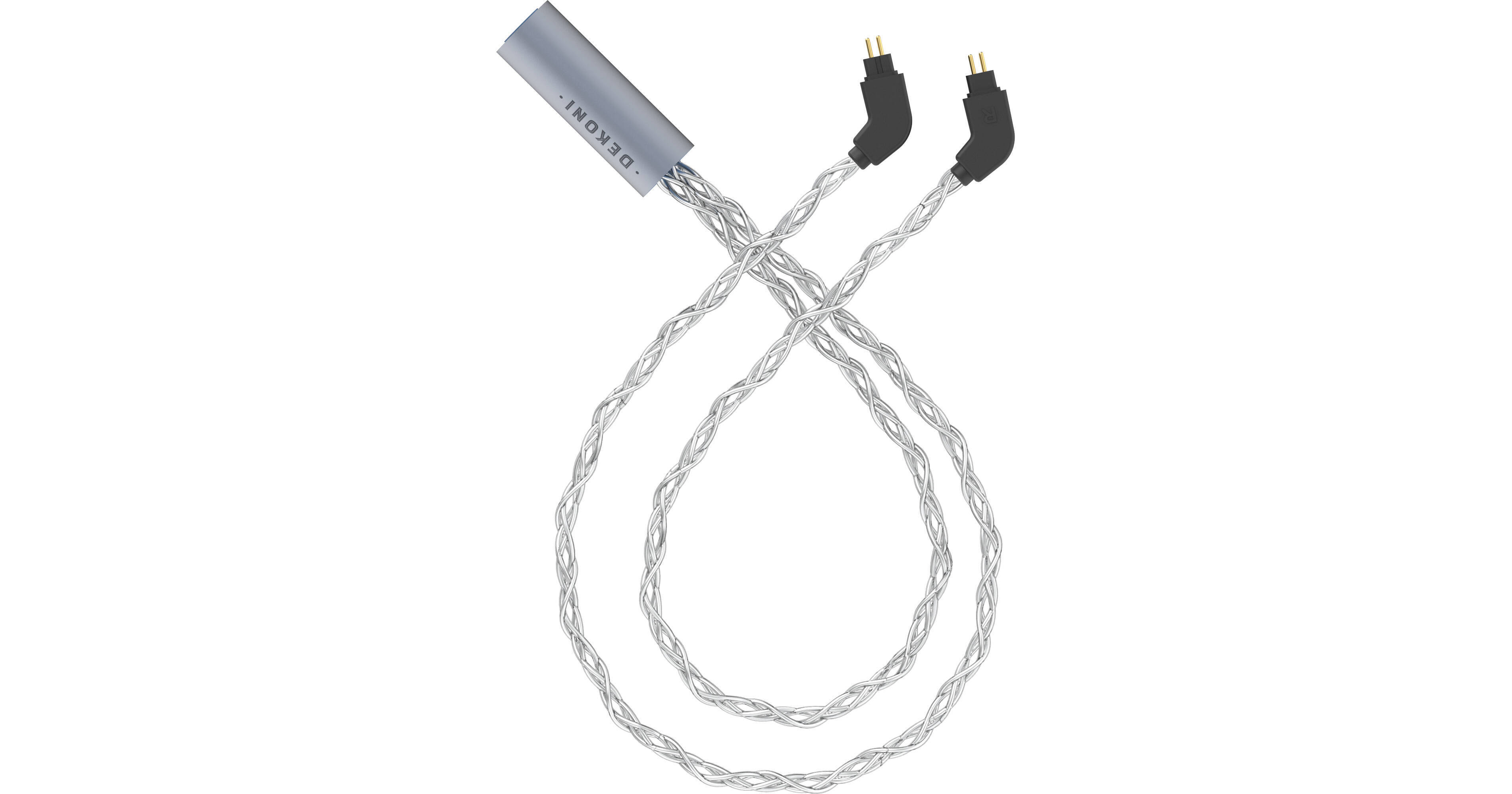 Split Iem Dekoni Audio Ensemble Post-Split Silver-Plated CBZ-Y-TW-2PIN B&H