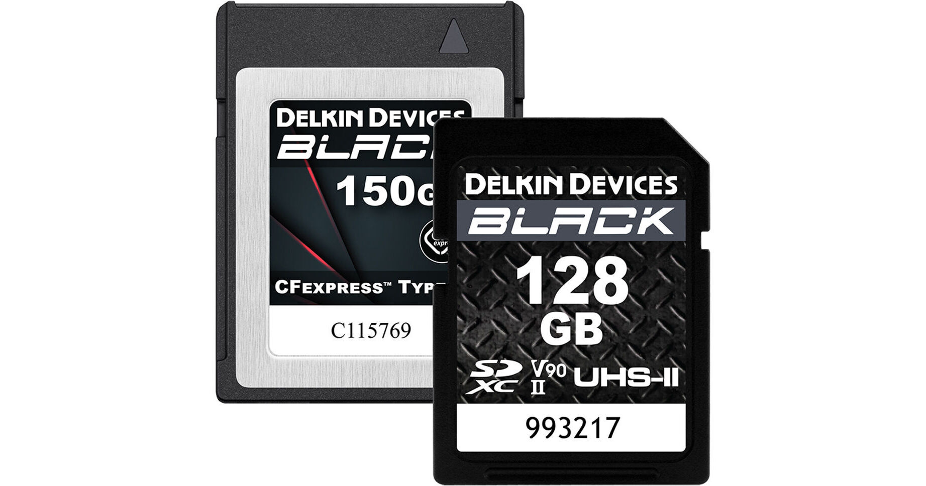 Delkin Devices 150GB BLACK CFexpress Type-B & 128GB