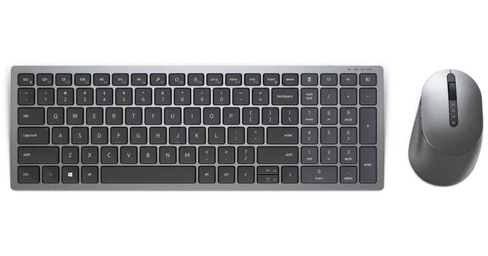 Dell Wireless Keyboard and Mouse (Titan Gray) 580-AISY B&H Photo