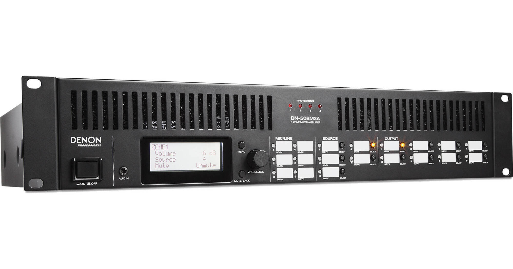 Denon DN-508MXA Powered 8-Zone Digital Mixer DN-508MXA B&H Photo