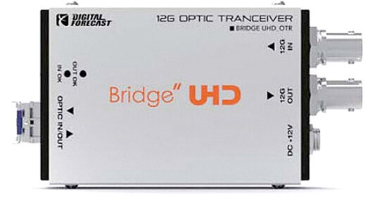 DIGITAL FORECAST Bridge UHD OTR Bidirectional 12G Optic UHD-OTR