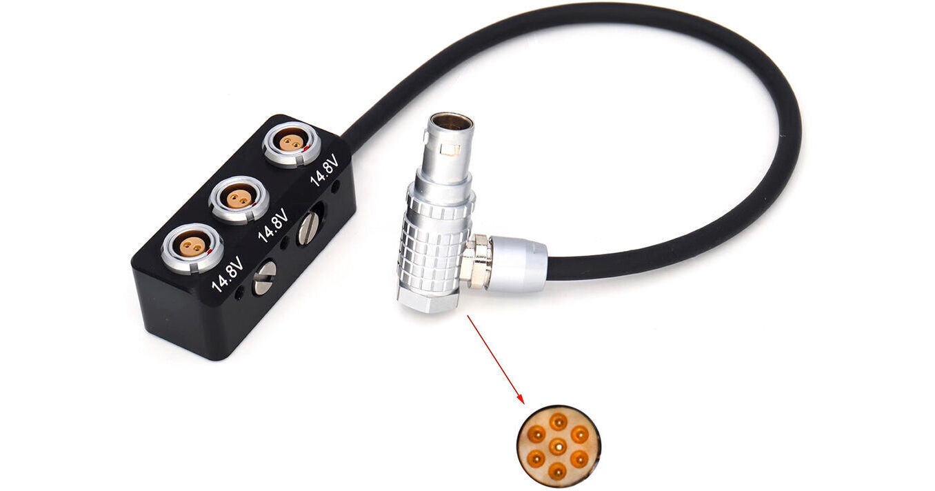 Ruby Camera Splitter DigitalFoto Solution Limited ARRI Camera 12V EXT 7-Pin AR140-40S
