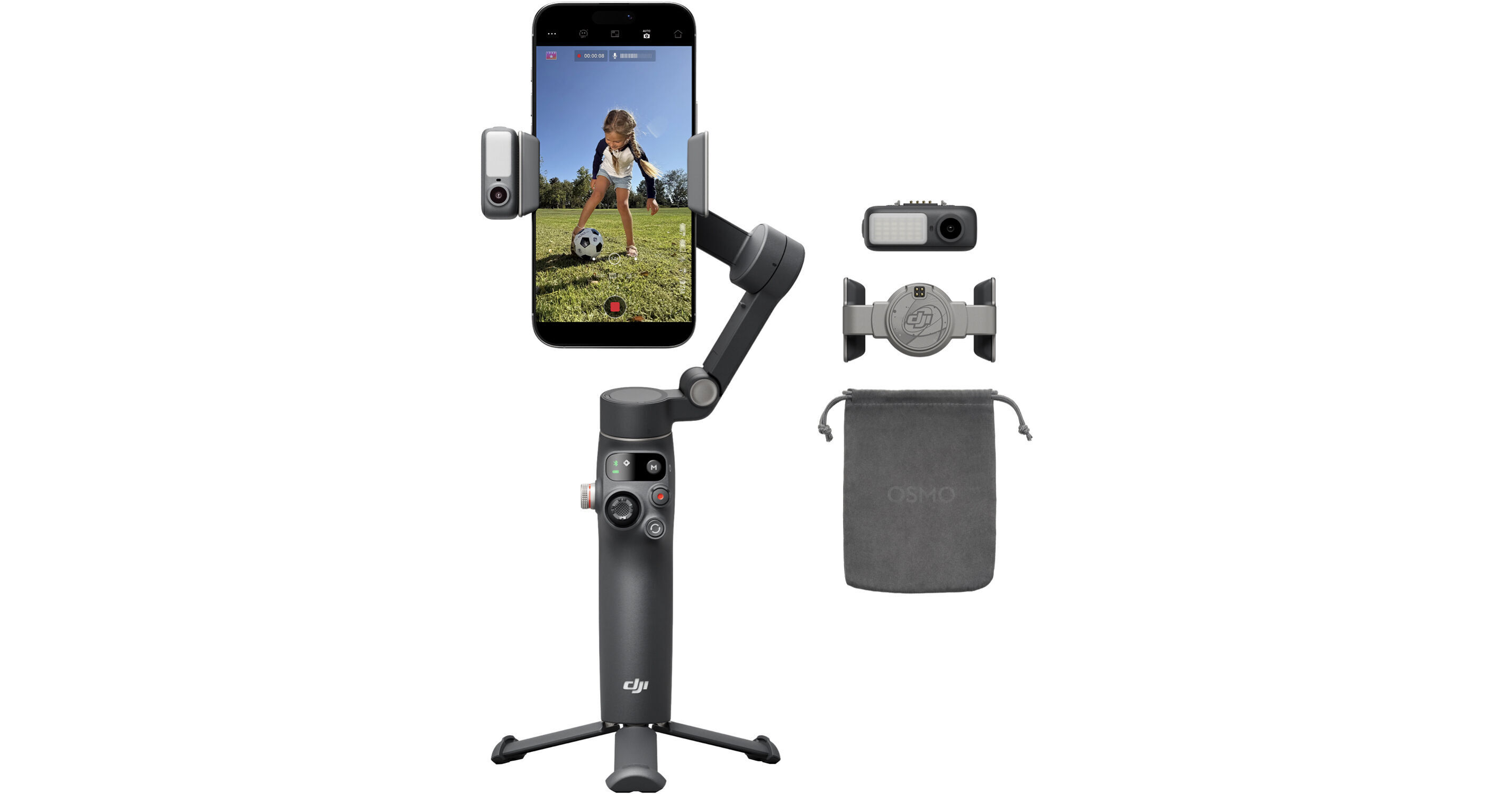Used DJI Osmo Mobile 8 Smartphone Gimbal CP.OS.00000492.03 B&H